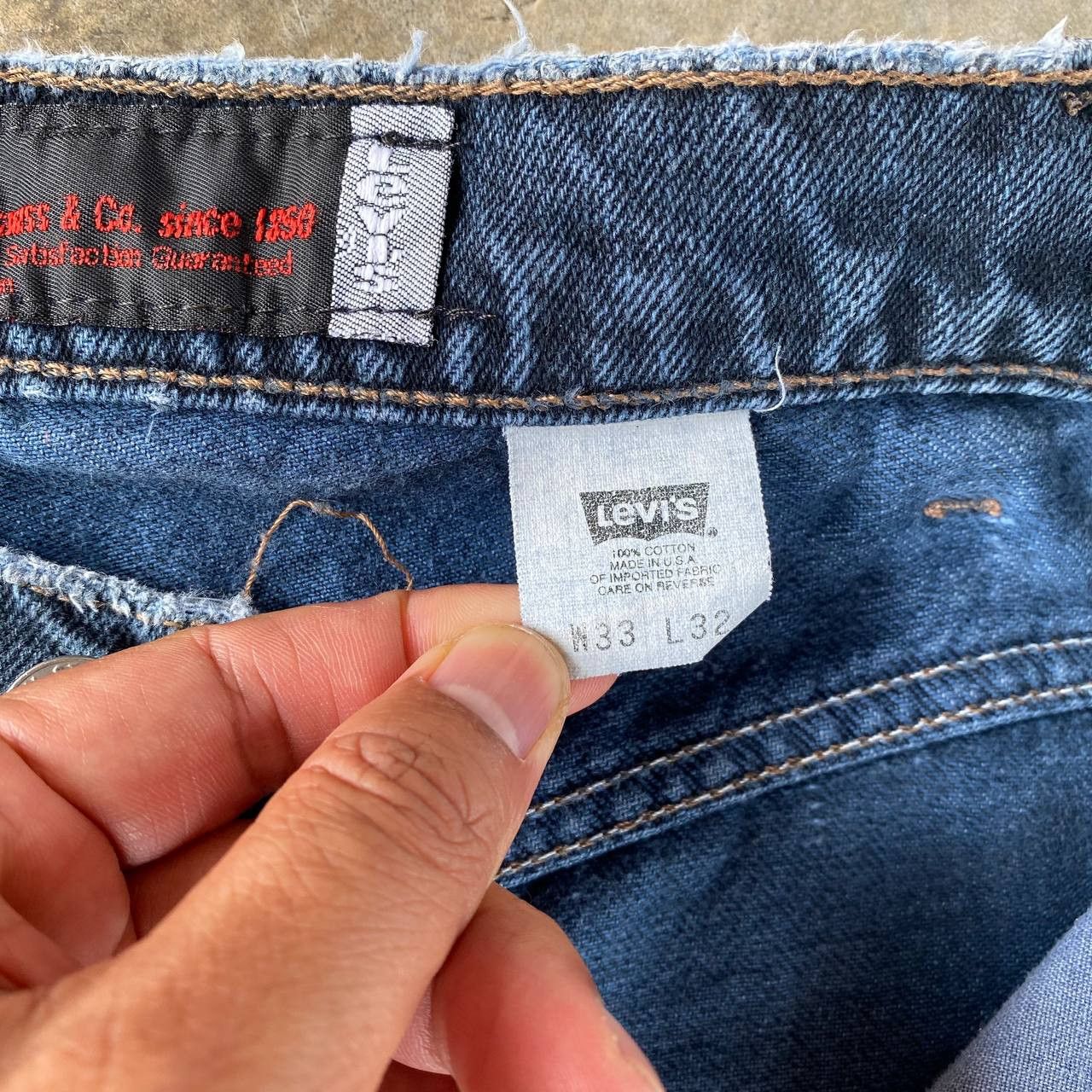 Levi's Vintage Clothing VINTAGE 1994 LEVIS SILVERTAB LOOSE BAGGY FADED BLACK W32X30" Size US 32 / EU 48 - 10 Thumbnail