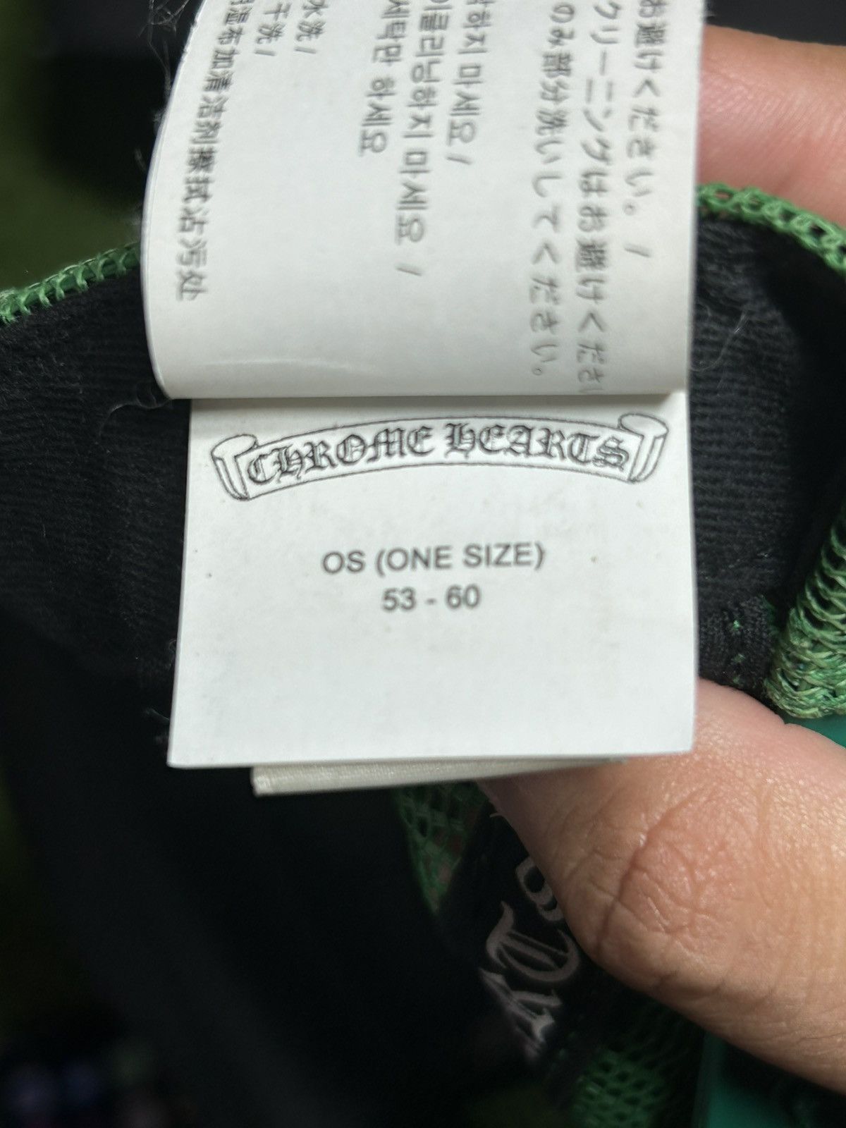 Chrome Hearts Chrome hearts Hollywood trucker black green Size ONE SIZE - 12 Thumbnail