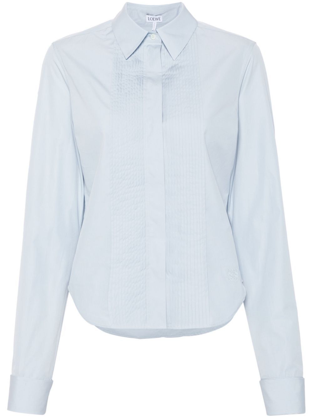 Loewe PLEATED COTTON SHIRT Size S / US 4 / IT 40 - 1 Thumbnail