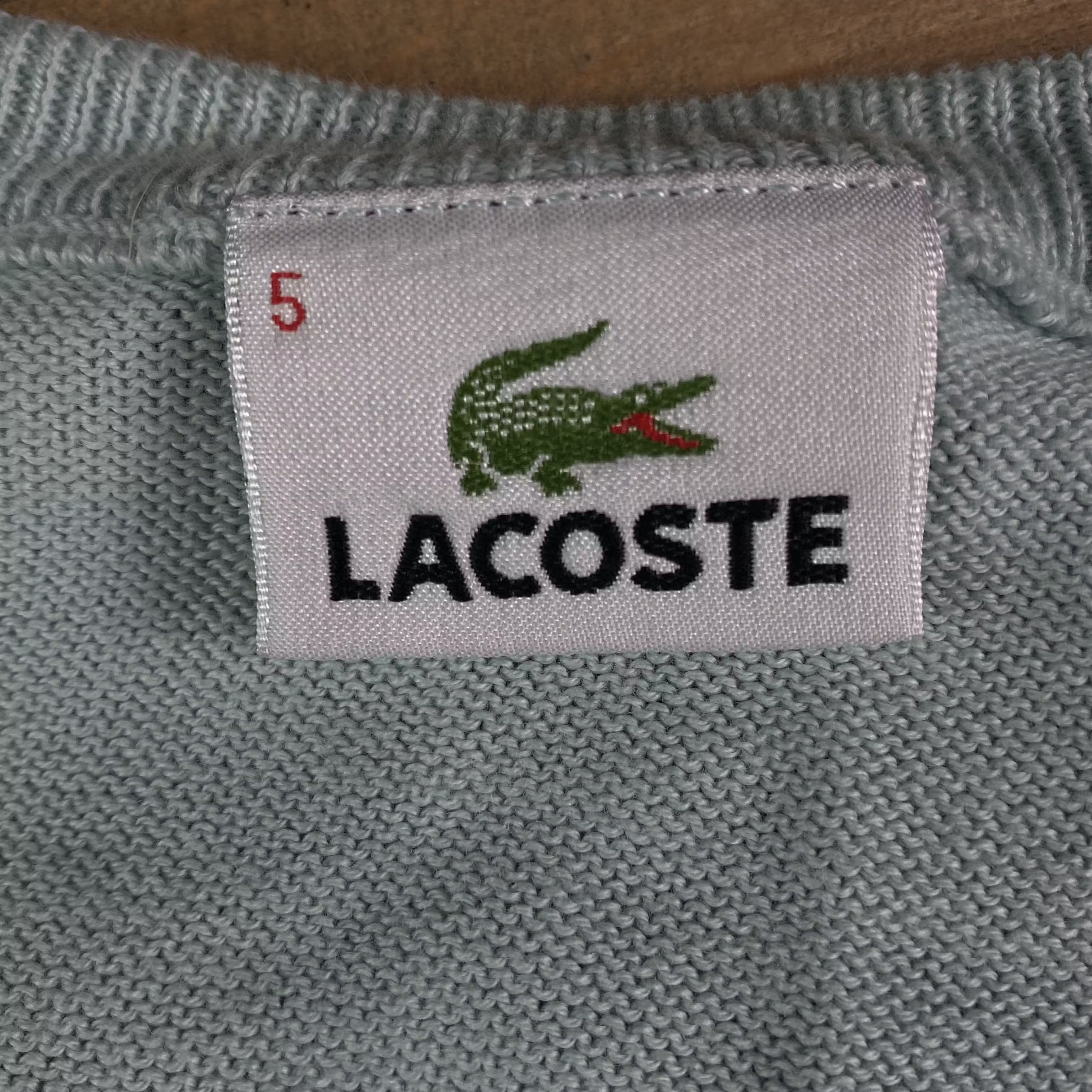 Lacoste × Vintage Mens Jumper Vest Lacoste Vintage Size 5/L Size US L / EU 52-54 / 3 - 5 Thumbnail