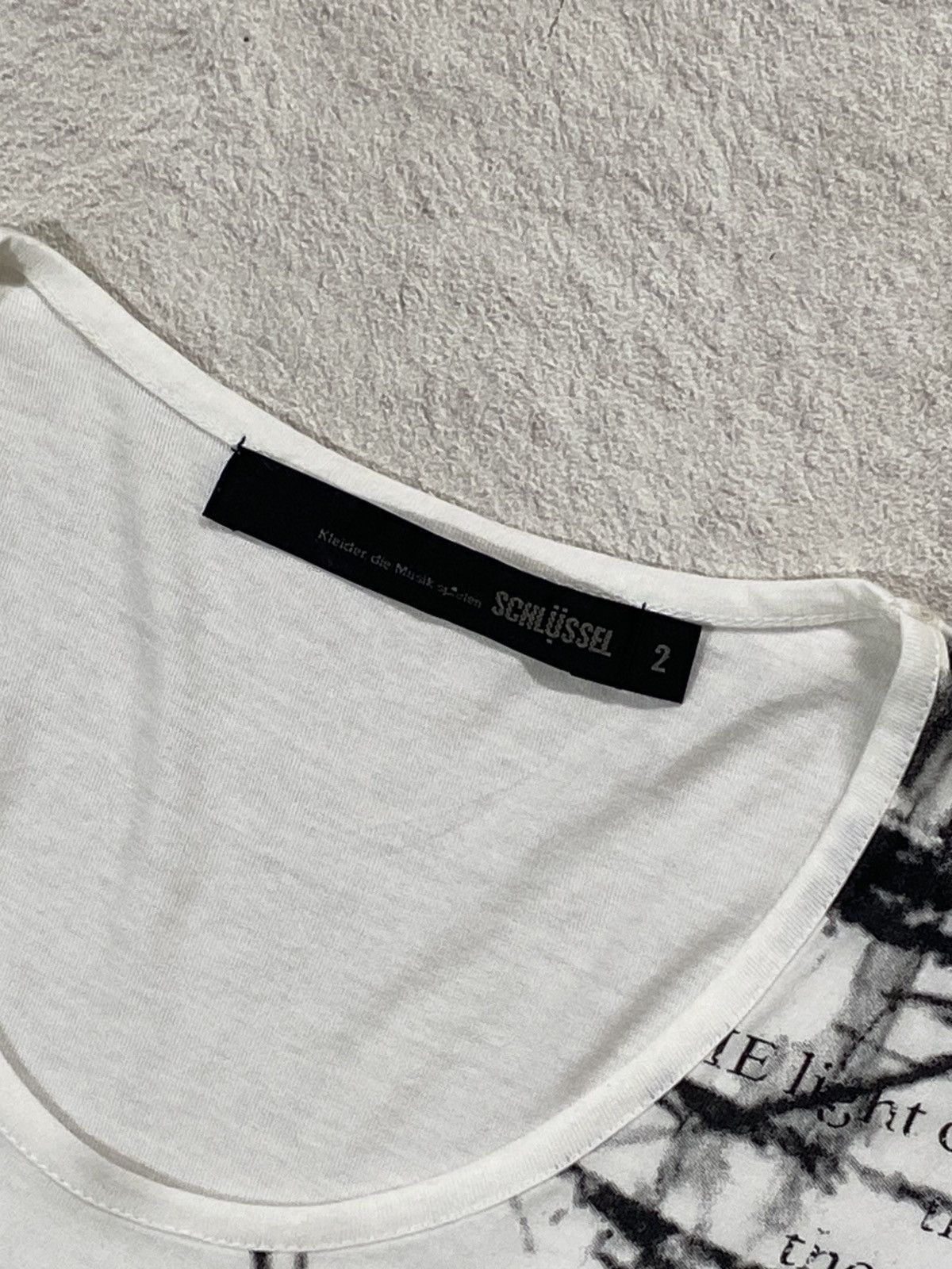 If Six Was Nine RARE❤️‍🔥 Y2K Archived Schlussel Dutch Poem Shirt Goth Punk Size US M / EU 48-50 / 2 - 4 Thumbnail