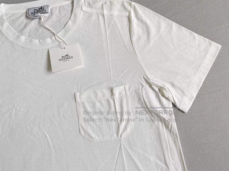 Hermes Hermes Short-sleeved t-shirt, 100% cotton Size US M / EU 48-50 / 2 - 5 Thumbnail