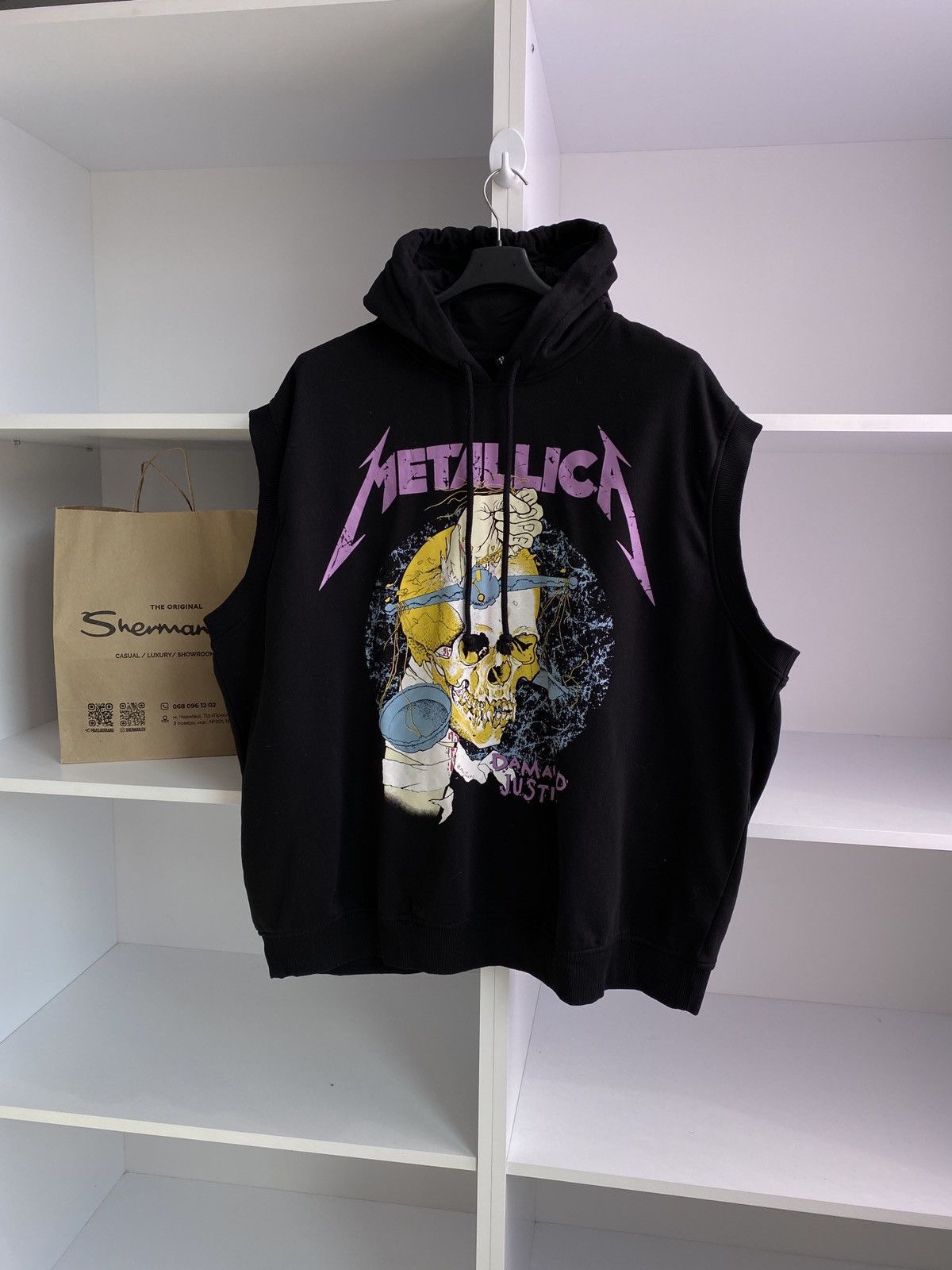 Metallica × Vintage Vintage Metallica sleeveless hooded tee Size US XXL / EU 58 / 5 - 2 Thumbnail