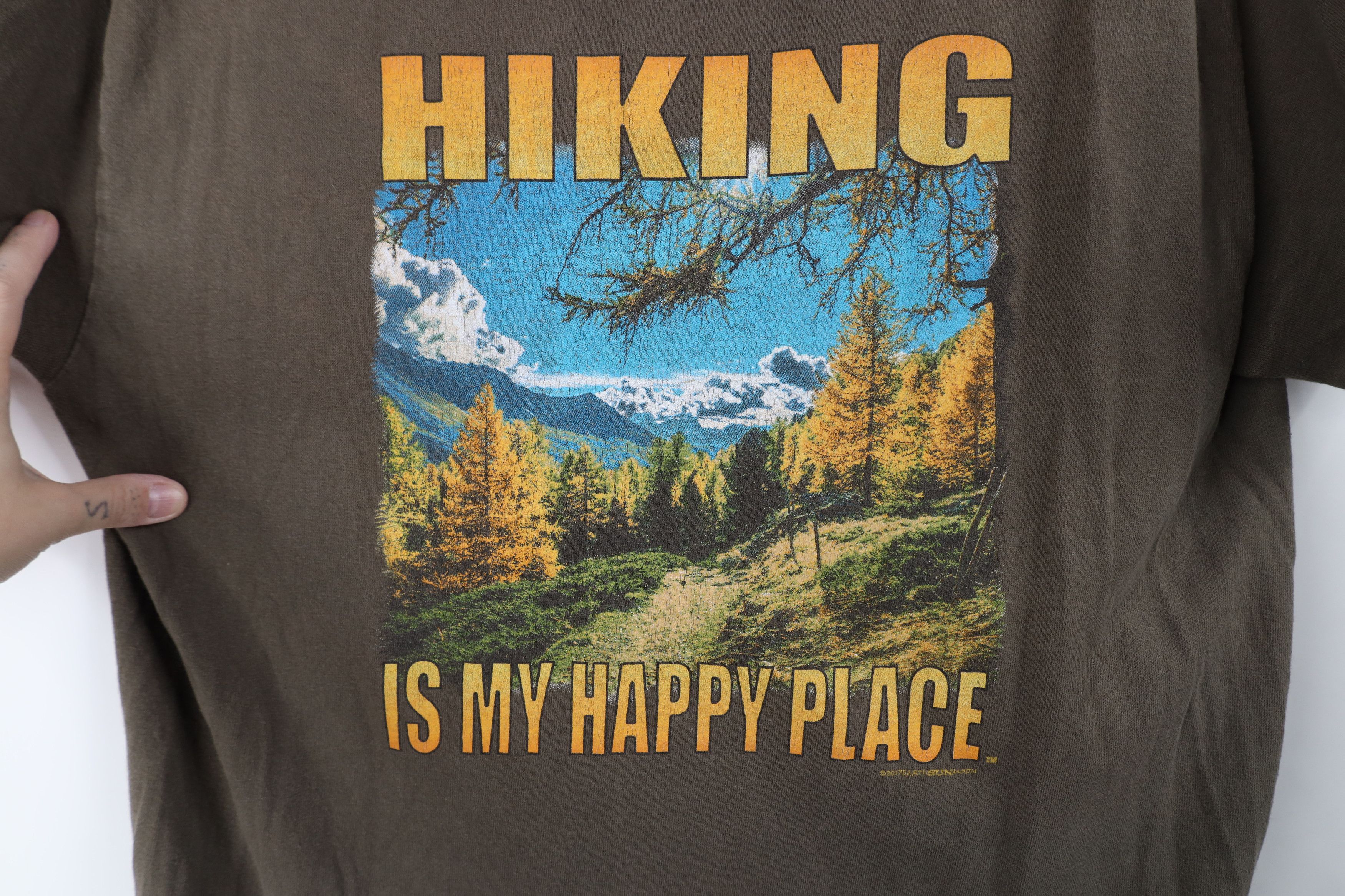 Vintage Y2K Streetwear Is My Happy Place Shepherds Spring T-Shirt Size US M / EU 48-50 / 2 - 5 Thumbnail