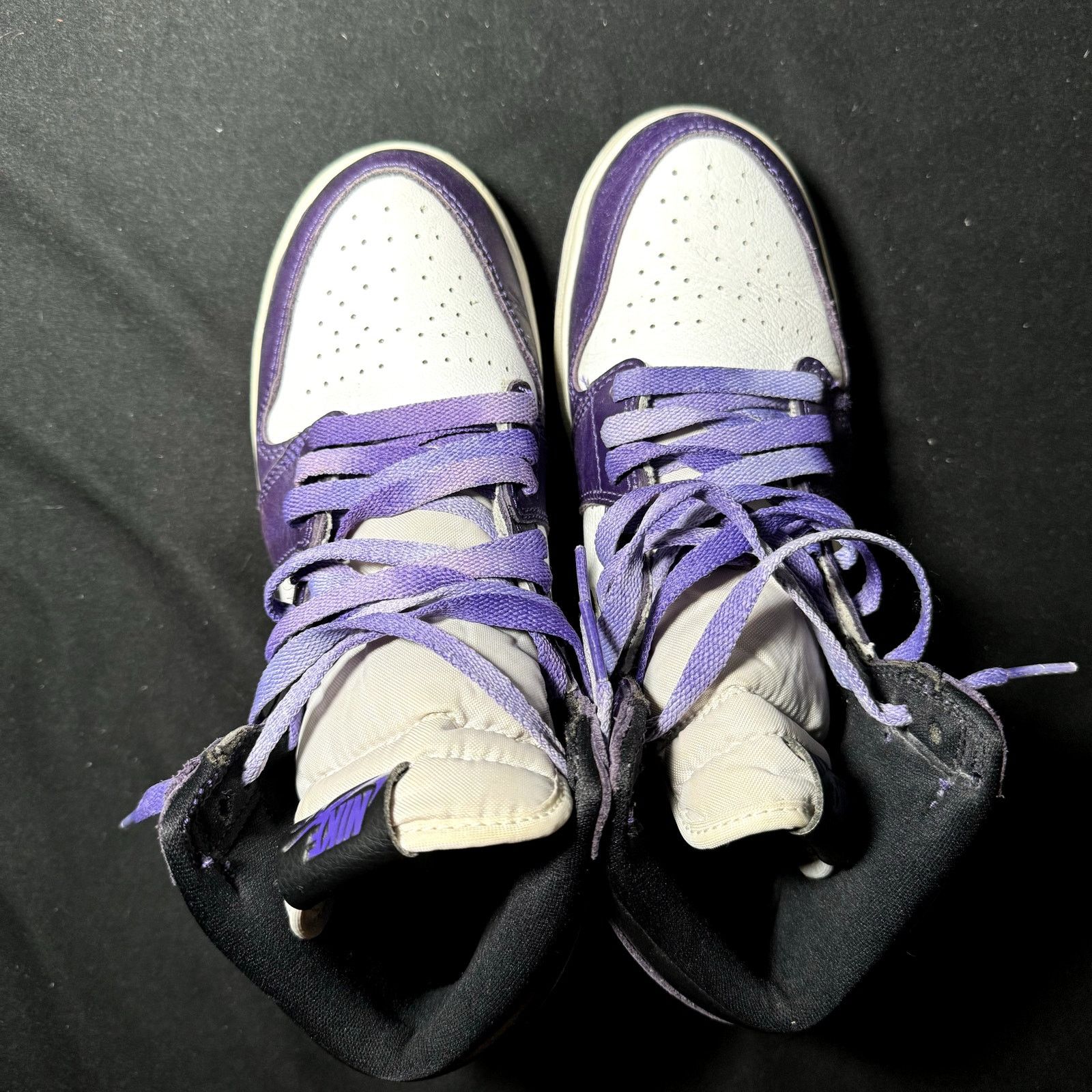 Jordan Brand × Nike Size 6.5 - Air Jordan 1 Retro High OG GS Court Purple 2.0 Size US 6.5 / EU 39-40 - 6 Thumbnail