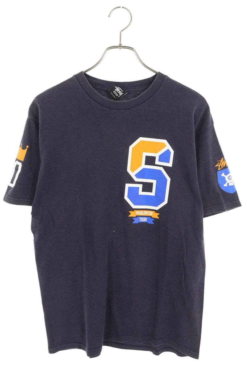 Streetwear × Stussy Stussy Honolulu Exclusive Navy Blue T-Shirt Sz