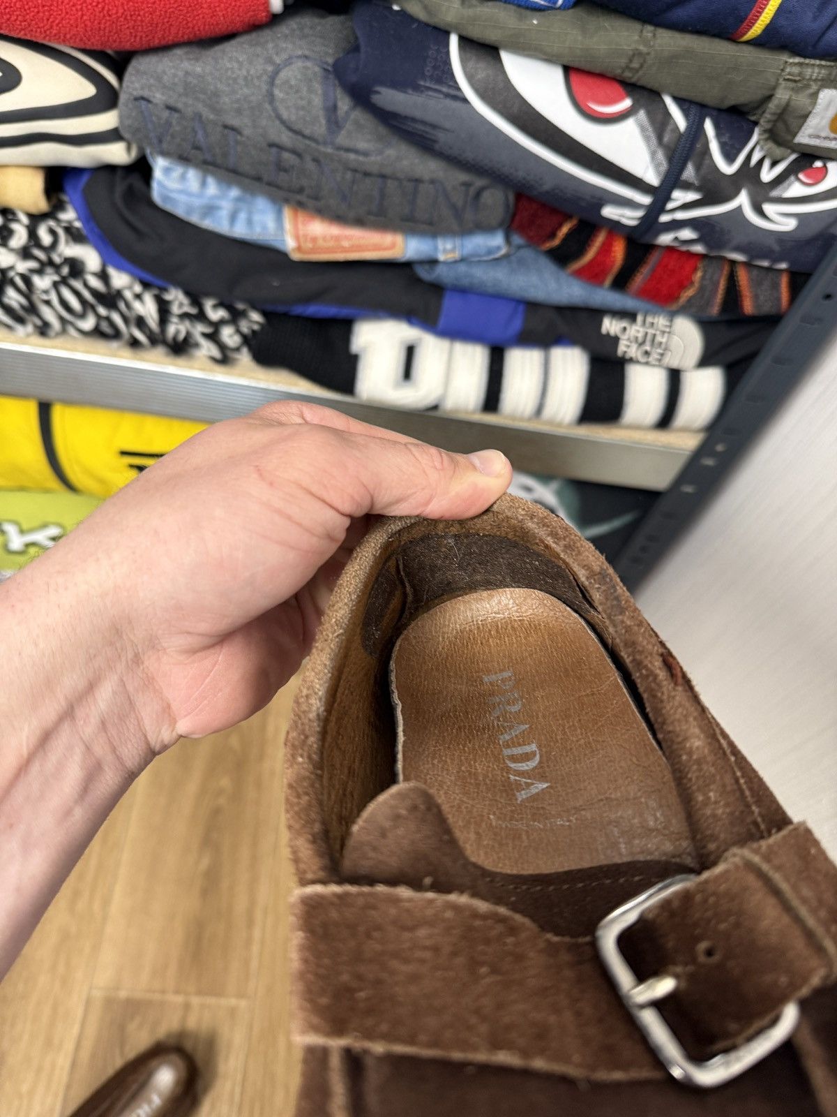 Prada Prada Leather Loafers Luxury Size US 7 / EU 40 - 12 Thumbnail
