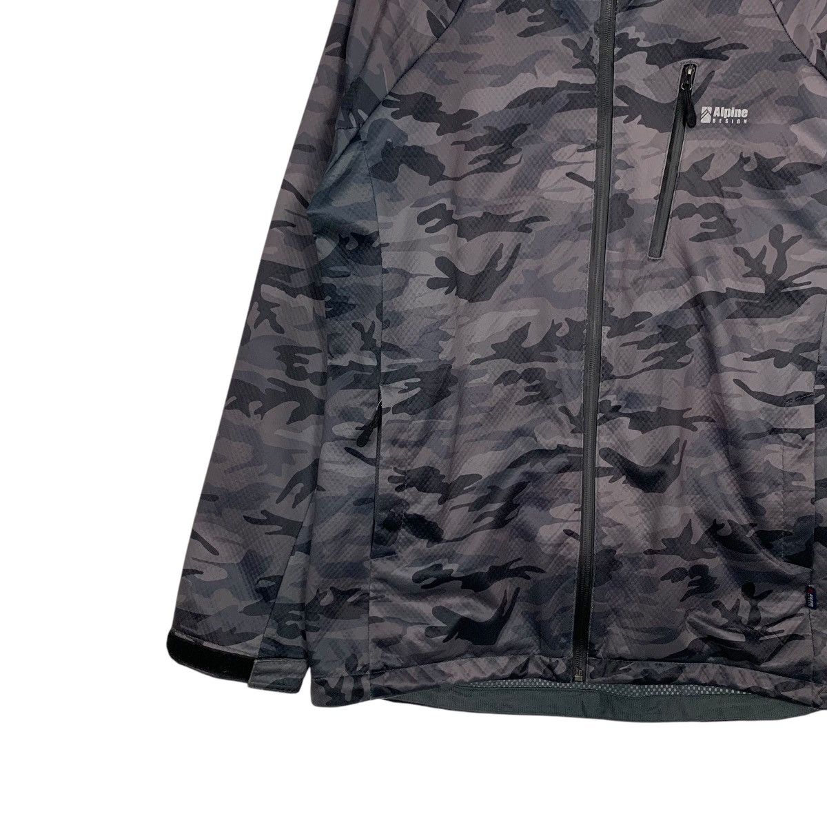 Japanese Brand ALPINE DESIGN Windbreaker Hoodie Jacket #2502-C112 Size US L / EU 52-54 / 3 - 3 Thumbnail