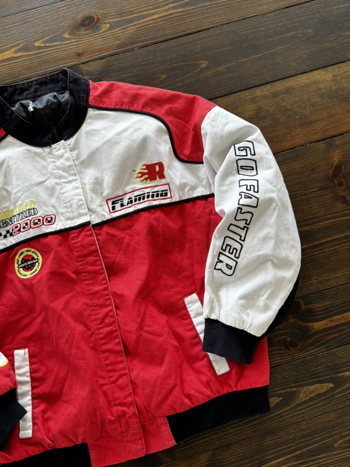 Hysteric Glamour Y2K 00s Aesthetic Patchwork Racing Jacket Size US M / EU 48-50 / 2 - 5 Thumbnail
