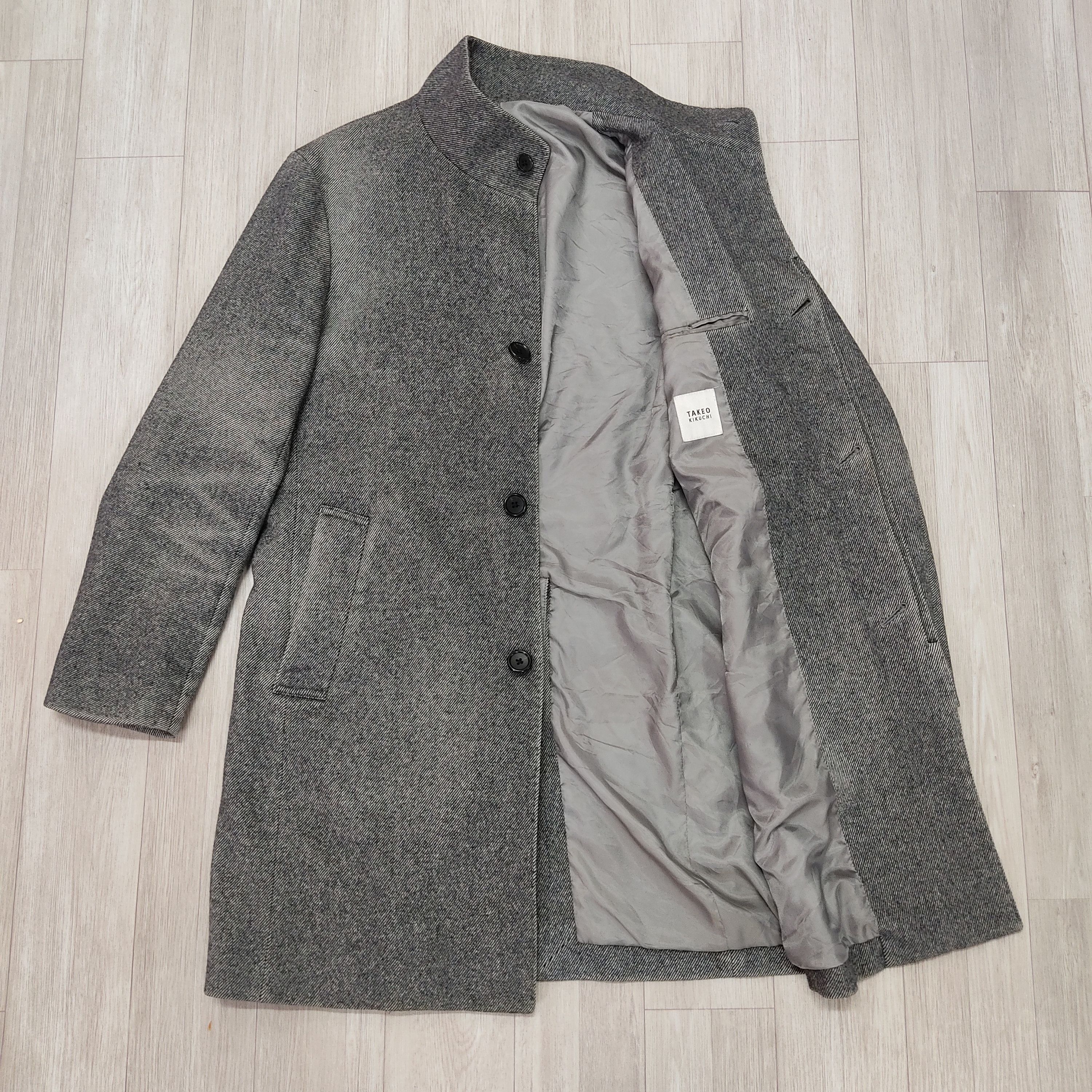 Takeo Kikuchi Takeo Kikuchi Wool Cashmere Classic Coat Size US M / EU 48-50 / 2 - 9 Thumbnail
