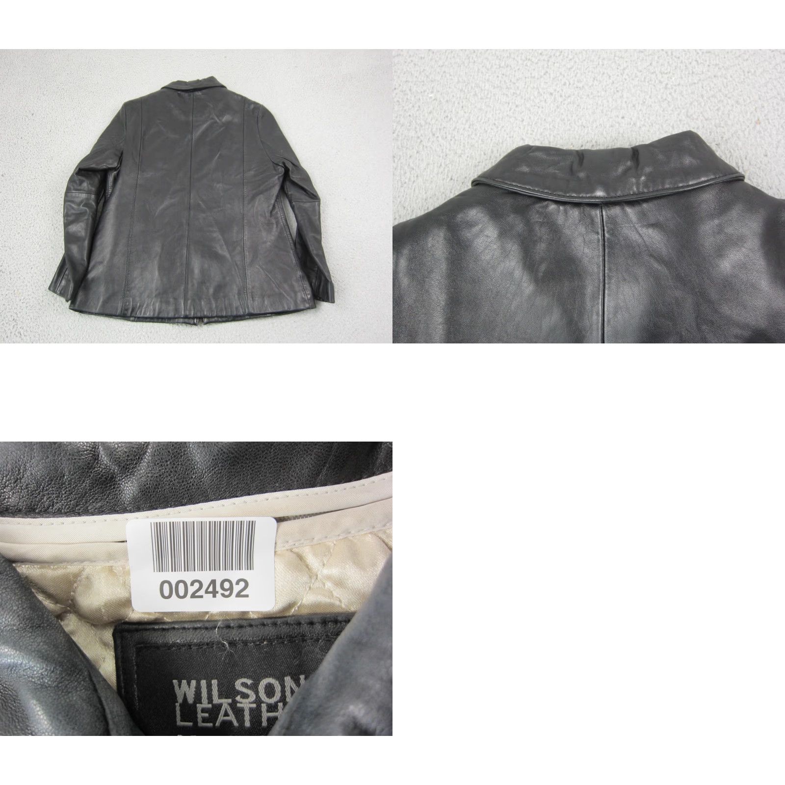 Vintage VINTAGE Wilsons Leather Jacket Womens Large Black Thinsulate Pelle Studio 90s Size L / US 10 / IT 46 - 9 Thumbnail