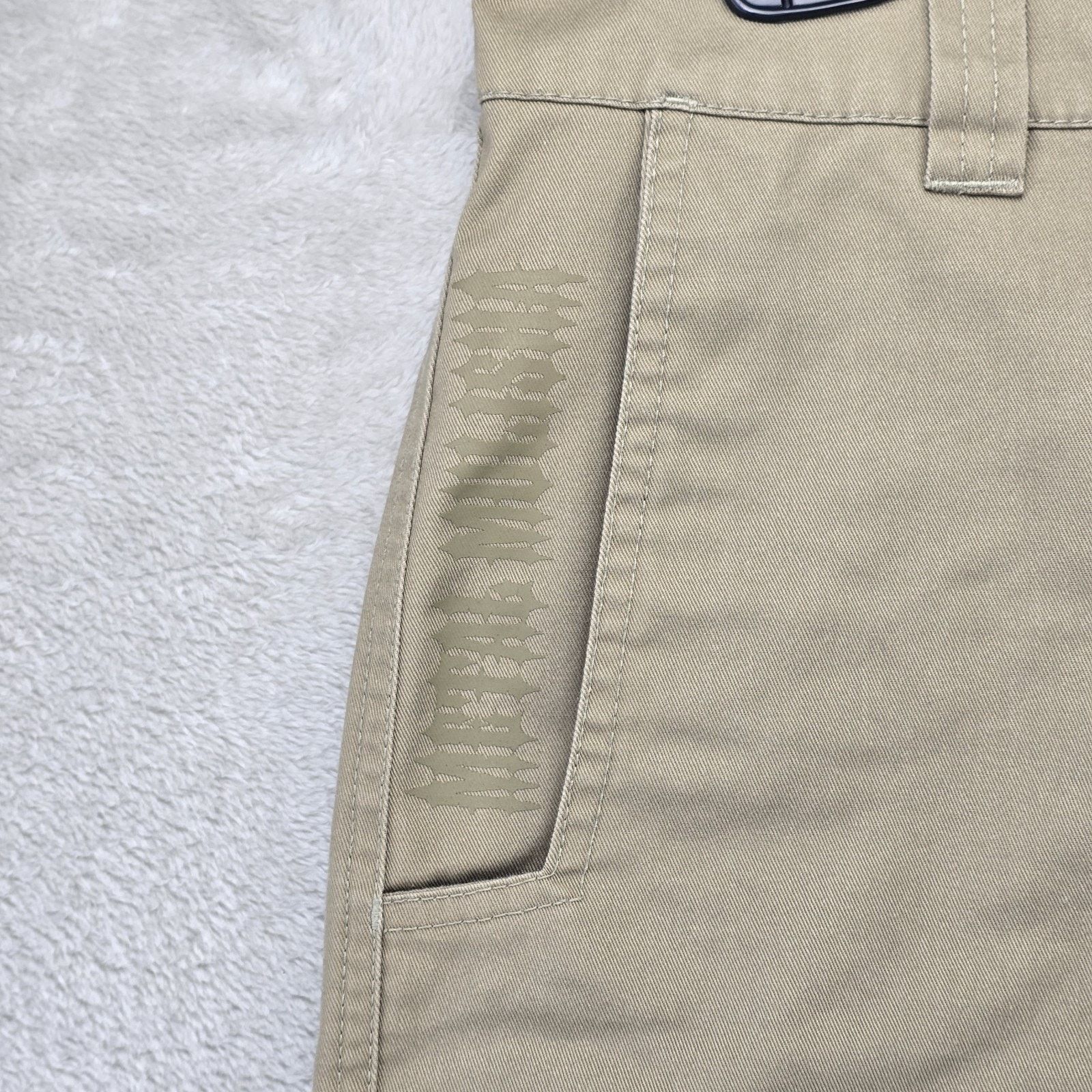 Metal Mulisha Metal Mulisha Shorts 31 Beige (Fits 32x11) Chino Skater Y2K Size US 31 - 3 Thumbnail