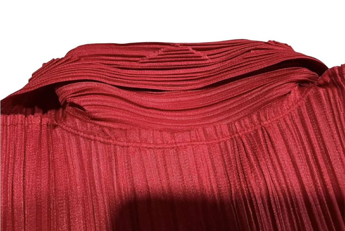 Issey Miyake × Japanese Brand × Pleats Please Issey Miyake 🔥Rare Issey Miyake Pleats Please Button Up Long Sleeve Shirt Size US M / EU 48-50 / 2 - 10 Thumbnail