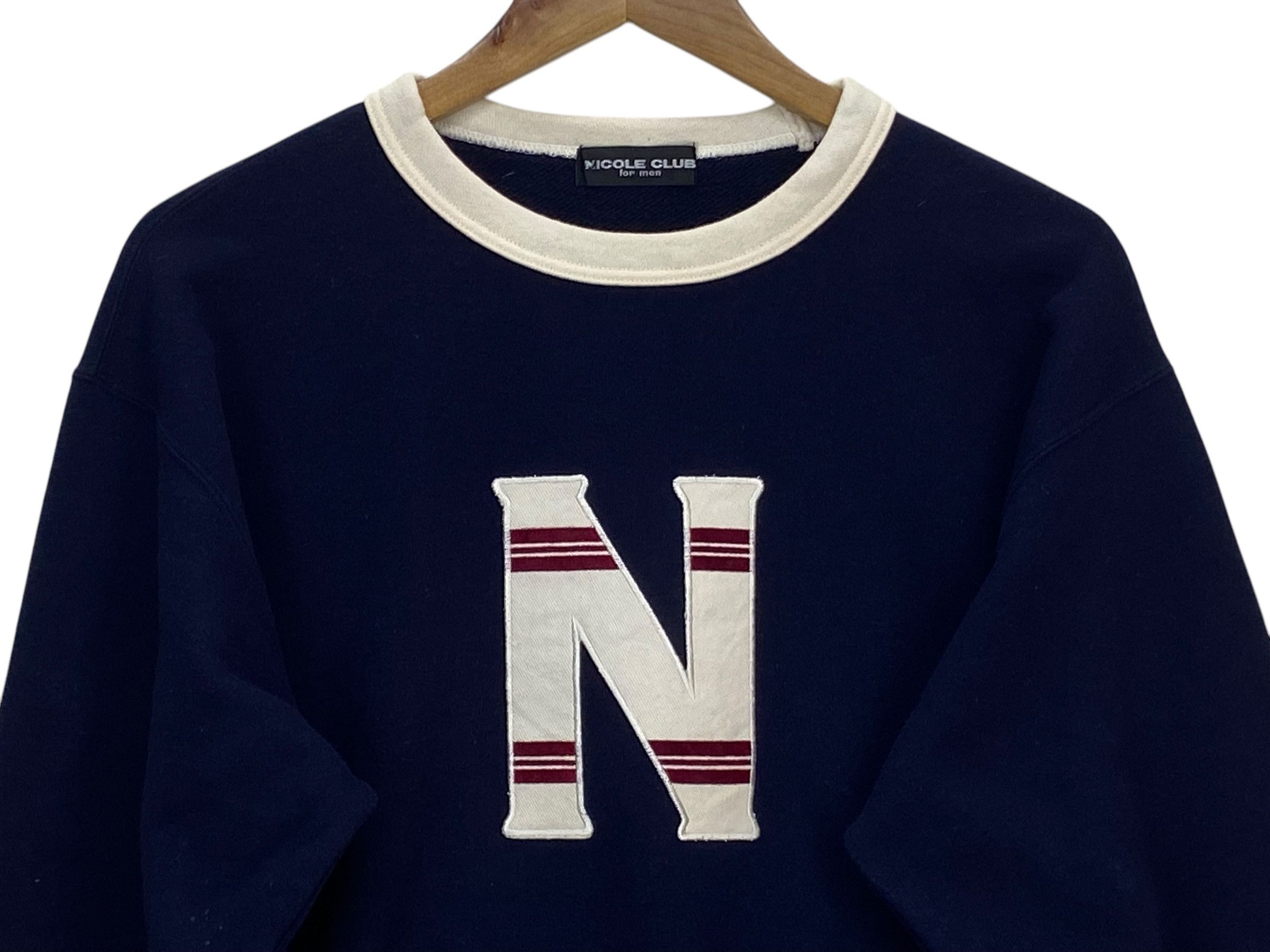 Nicole Club Nicole Sweatshirt Embroided Spellout Pullover Size US S / EU 44-46 / 1 - 3 Thumbnail