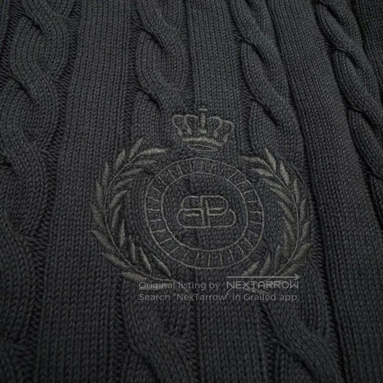 Balenciaga Balenciaga Wheat Ear Embroidery Sweater. Size US M / EU 48-50 / 2 - 2 Thumbnail