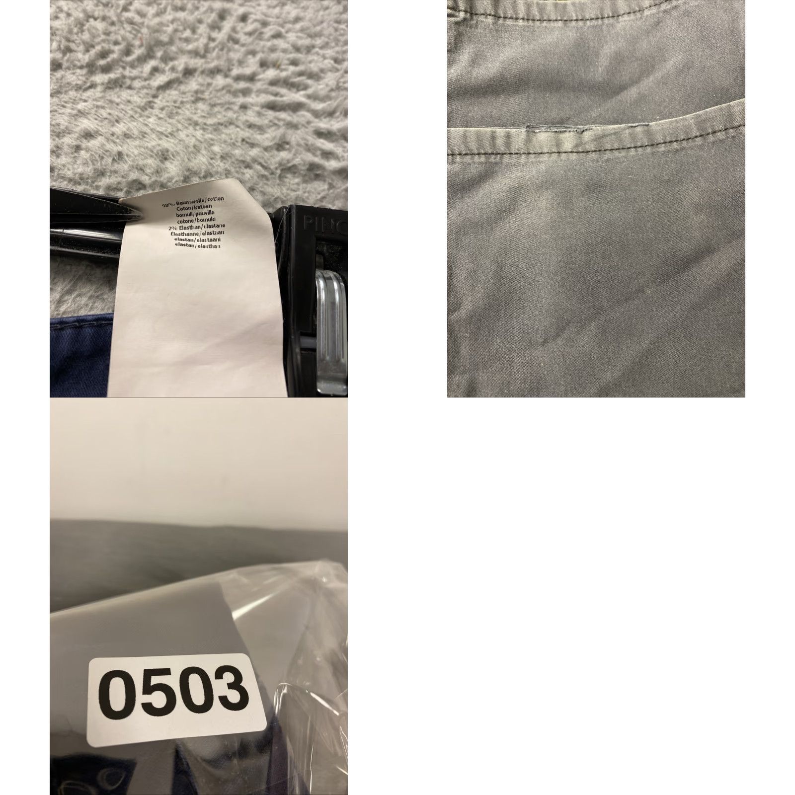 Vintage ATELIER GARDEUR Pants Mens Size 38x30 Regular Chino Navy 5-Pocket Straight Mid-Rise Button Zipper Cotton Blend Casual Pants Mens Size US 38 / EU 54 - 9 Thumbnail