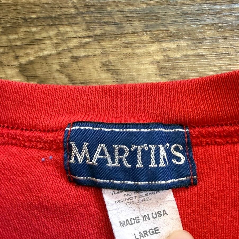 Vintage Vintage 80s Autozone Red Crewneck Employee Sweatshirt Size US L / EU 52-54 / 3 - 5 Thumbnail