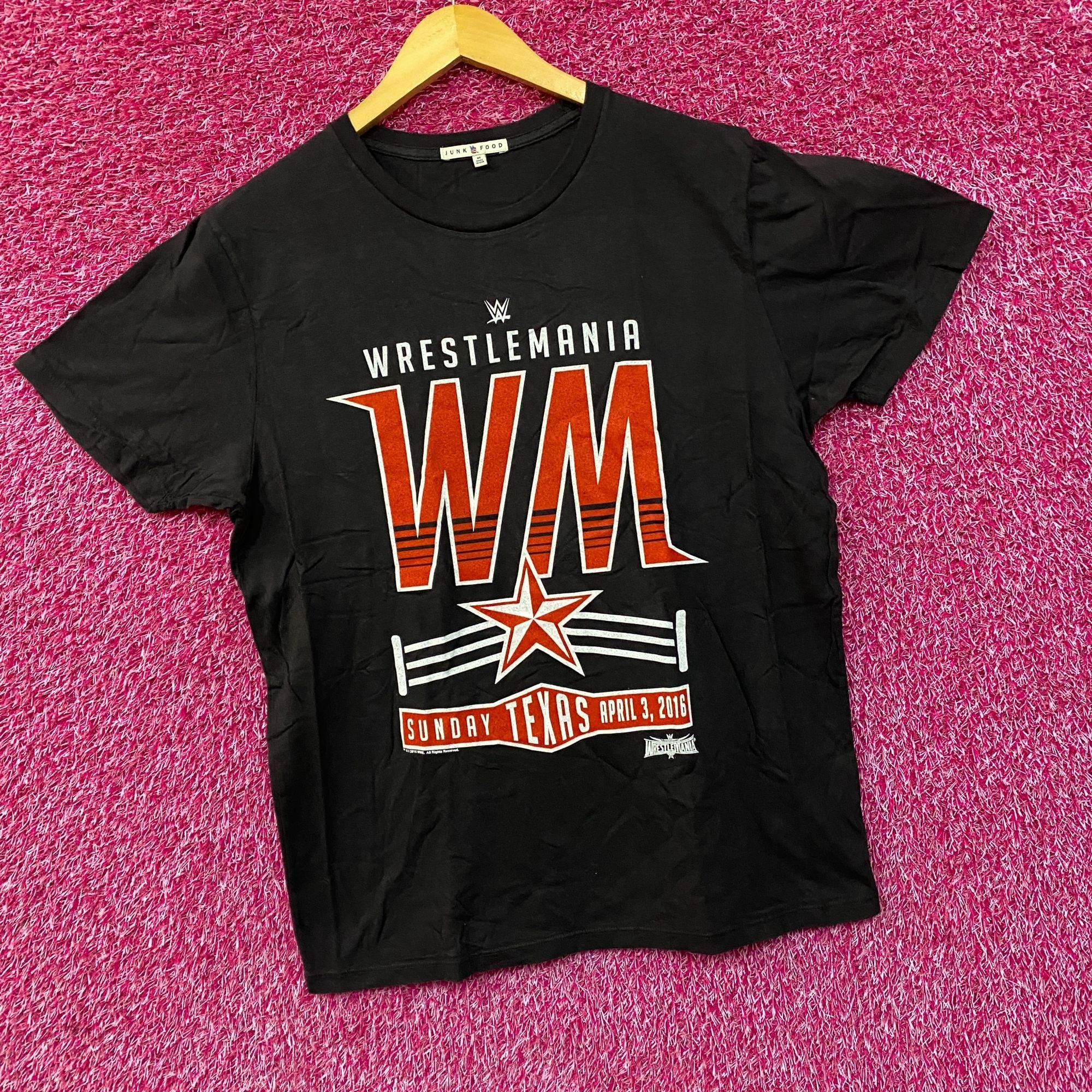 WWE WWE WrestleMania 32 Texas T-Shirt Medium Size US M / EU 48-50 / 2 - 3 Thumbnail
