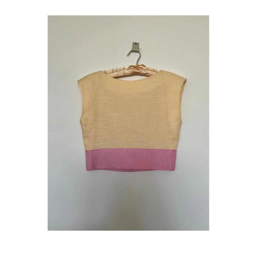 Oscar De La Renta VINTAGE 70'S Oscar De La Renta Couture SKIRT + MATCHING TOP Size 27" / US 4 / IT 40 - 3 Thumbnail
