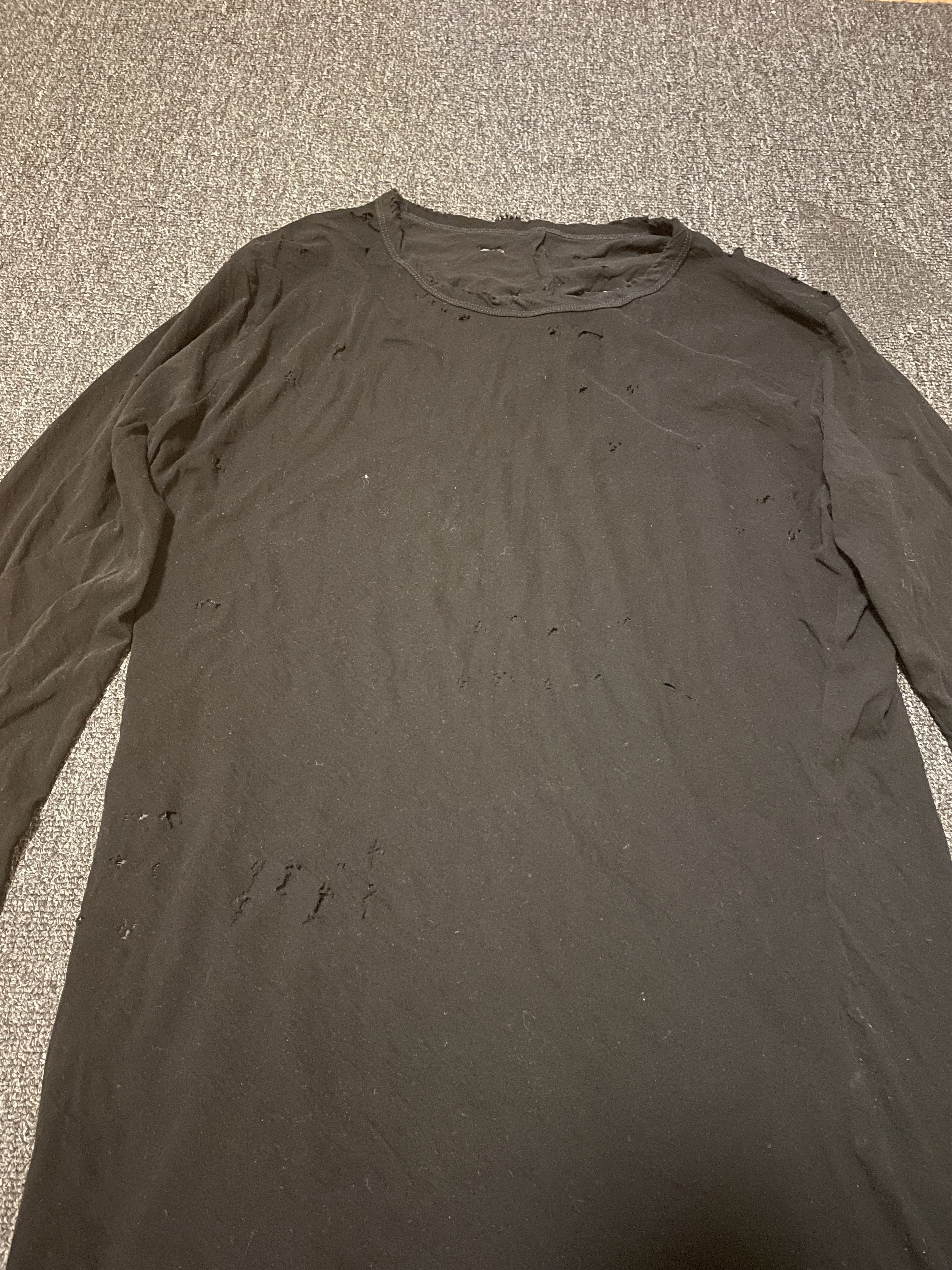 Unravel Project Unravel Project knife damage long sleeve t shirts size M Size US M / EU 48-50 / 2 - 2 Thumbnail