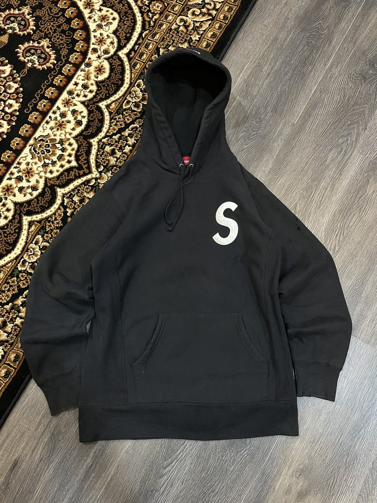 Supreme Supreme S Logo f/w Hooded Sweatshirt Size US L / EU 52-54 / 3 - 1 Thumbnail