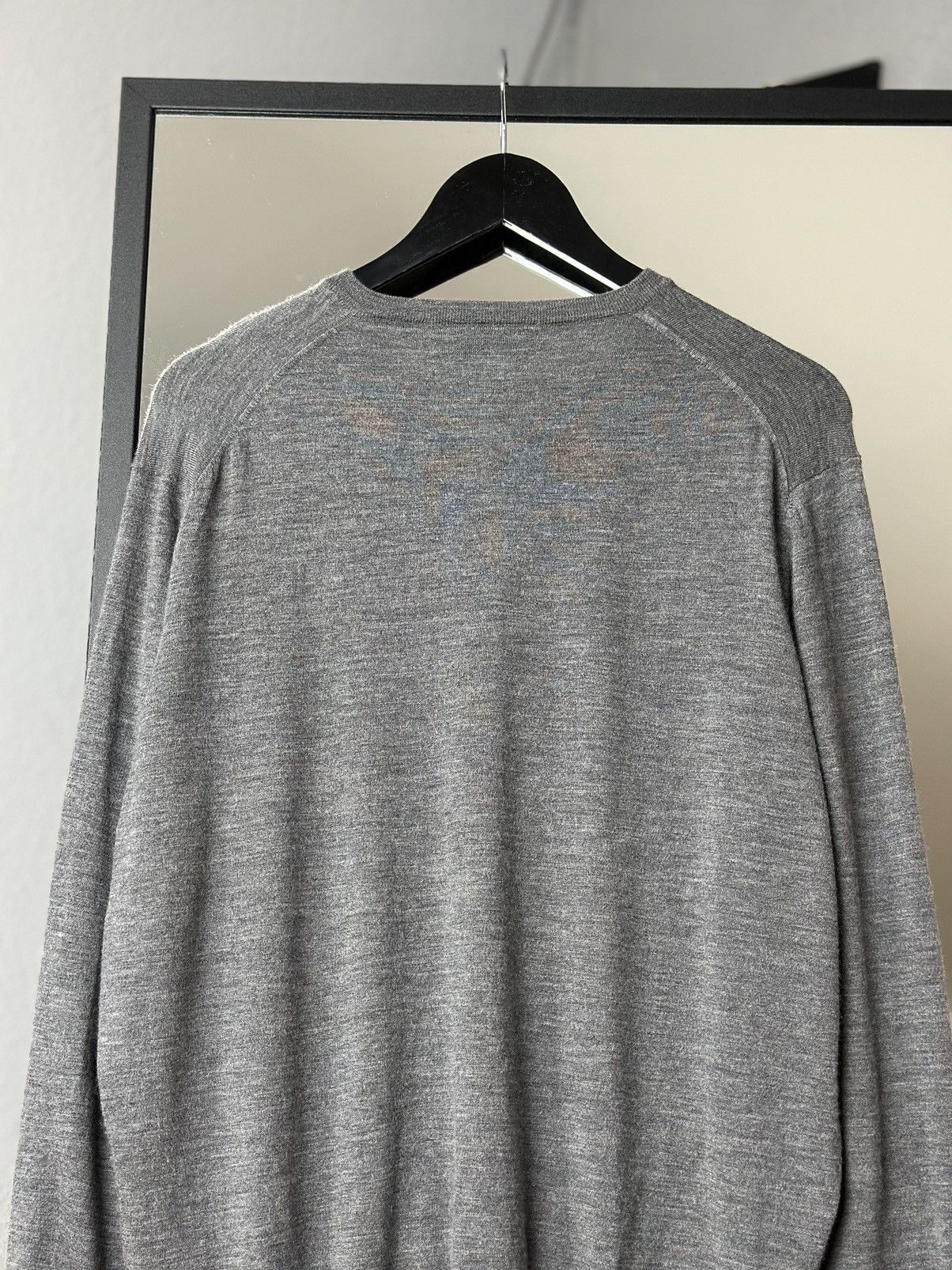 Brunello Cucinelli Mens Brunello Cucinelli 100% Cashmere grey sweater luxury Size US M / EU 48-50 / 2 - 10 Thumbnail
