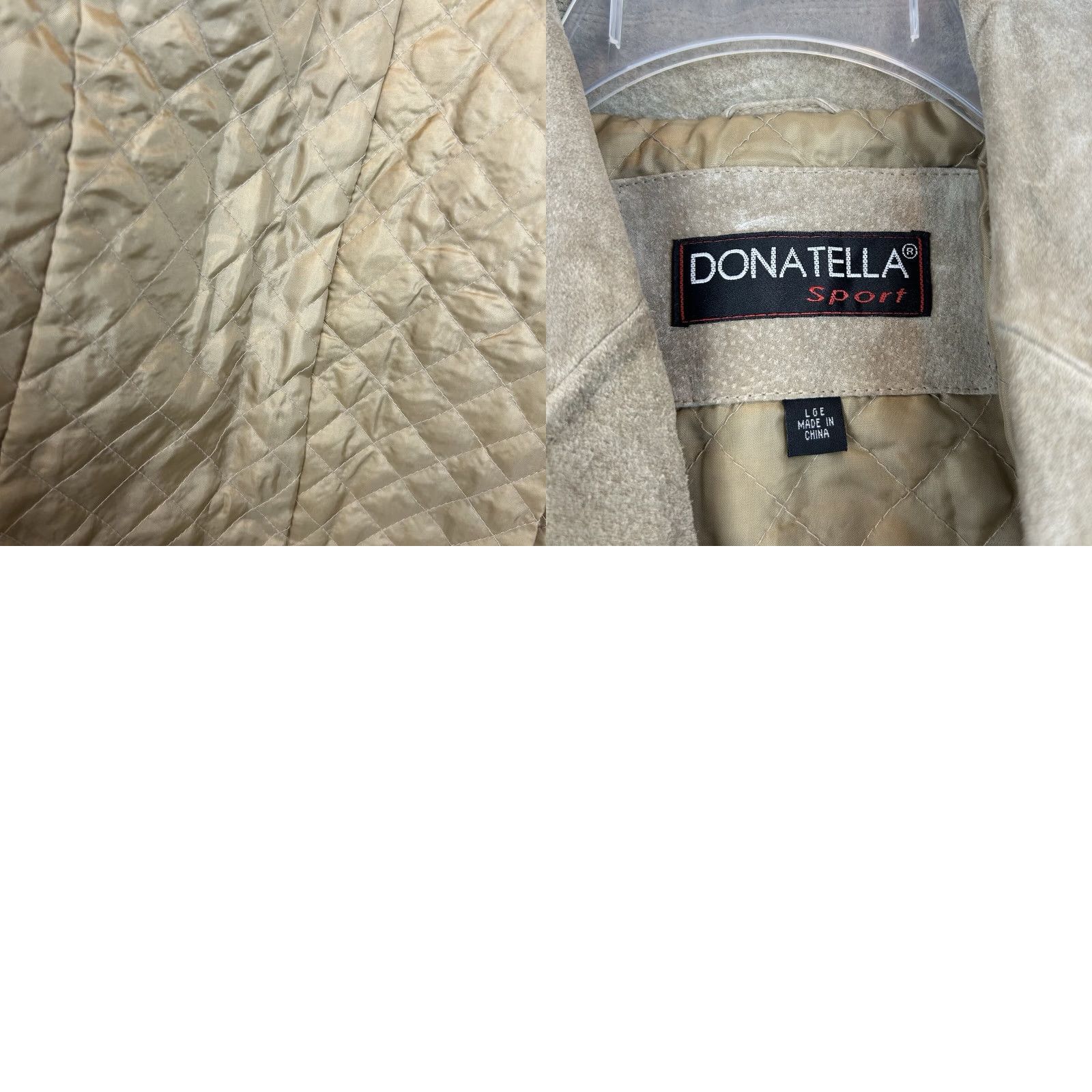 Vintage VINTAGE Donatella Sport Suede Leather Coat Woman L Long Beige Western Style Duster Size L / US 10 / IT 46 - 9 Thumbnail