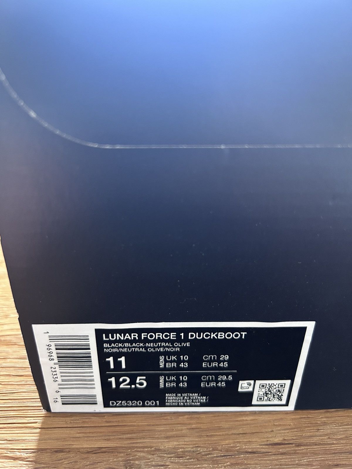 Nike Nike Lunar Force 1 Duckboot Black Neutral Olive Size US 11 / EU 44 - 17 Thumbnail