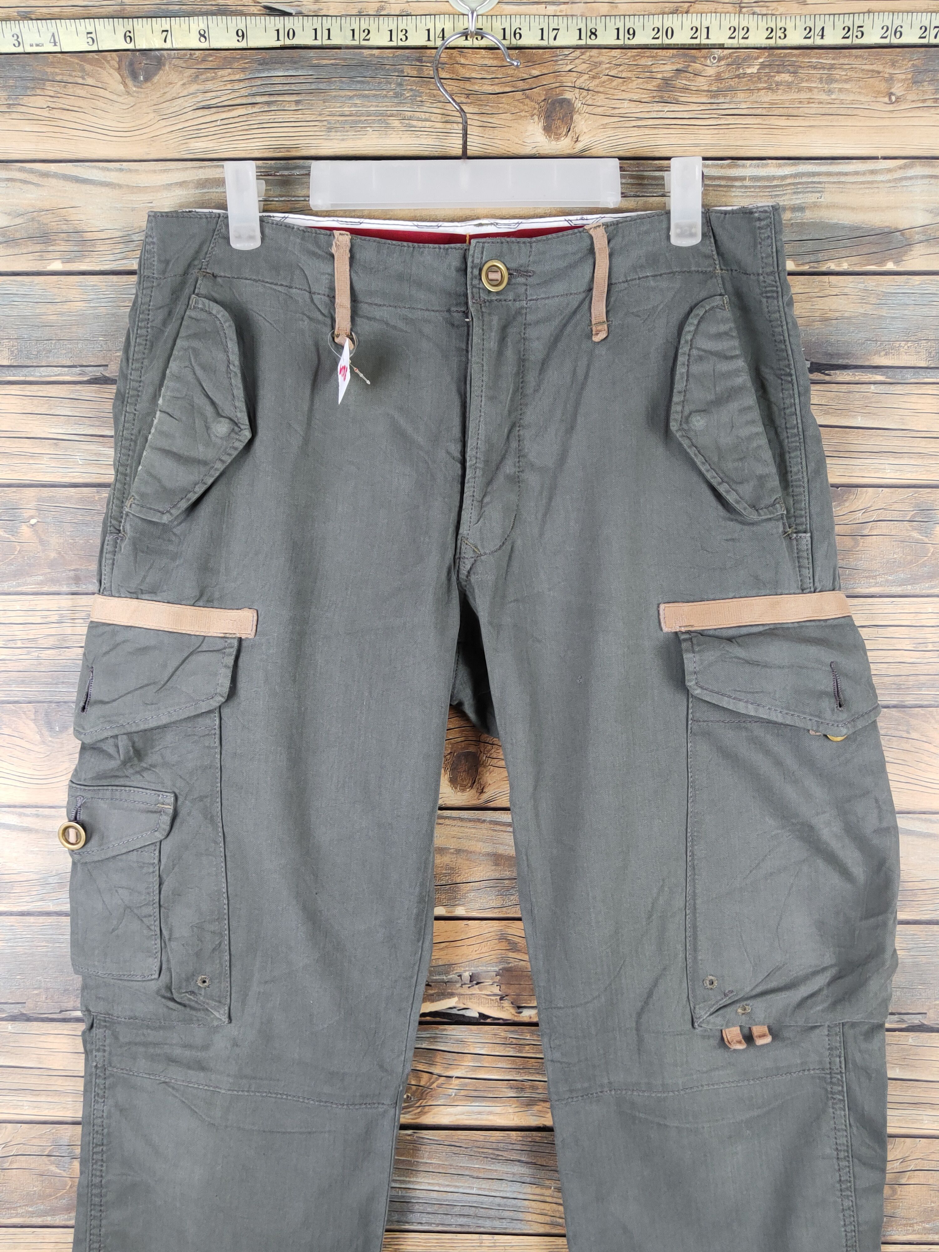 Edwin Edwin Green Multipocket Tactical Cargo Pants #W1318 Size US 31 - 2 Thumbnail