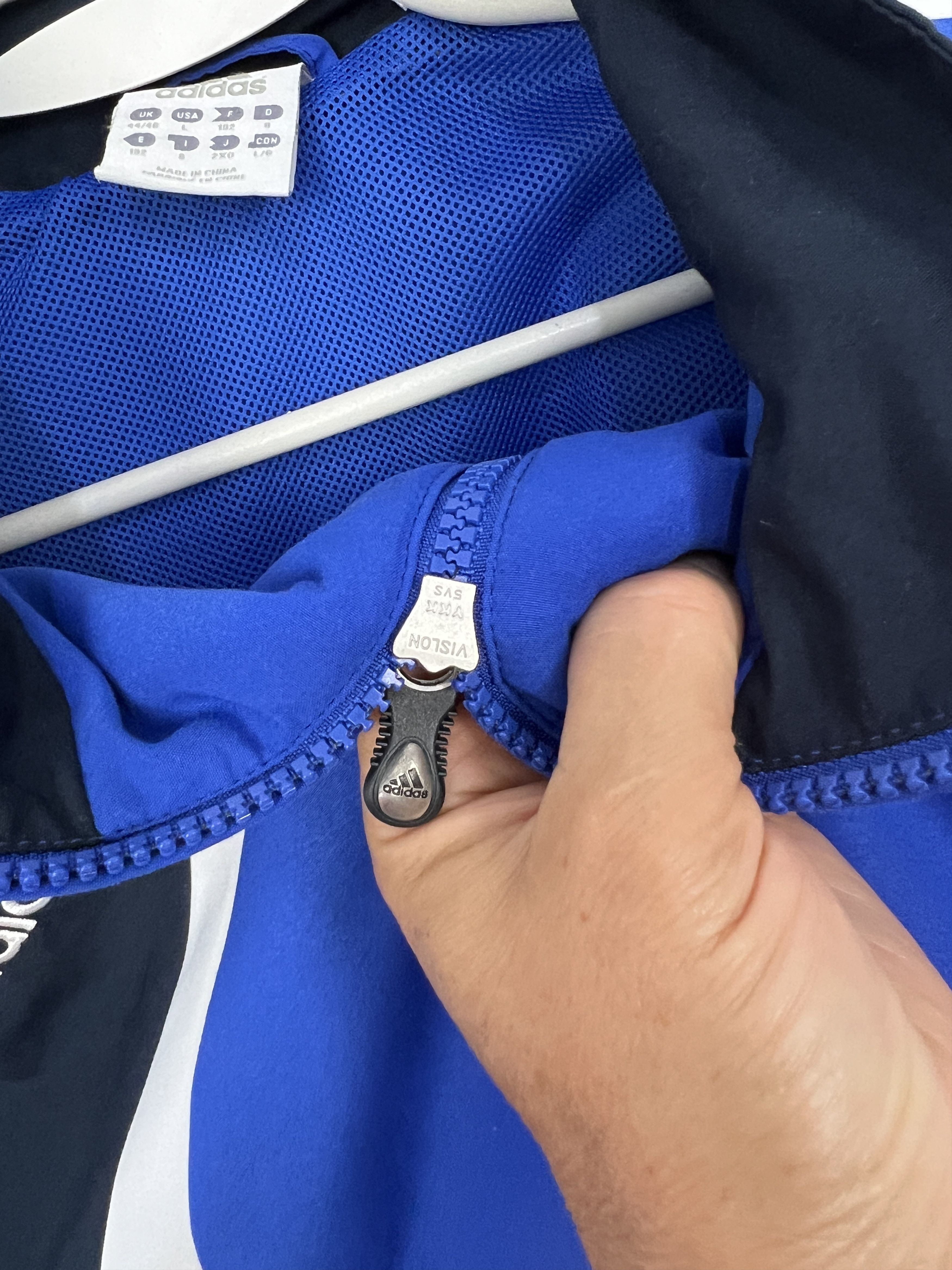 Adidas Vintage Adidas Chelsea Football Jacket Soccer Track Top Size US L / EU 52-54 / 3 - 4 Thumbnail