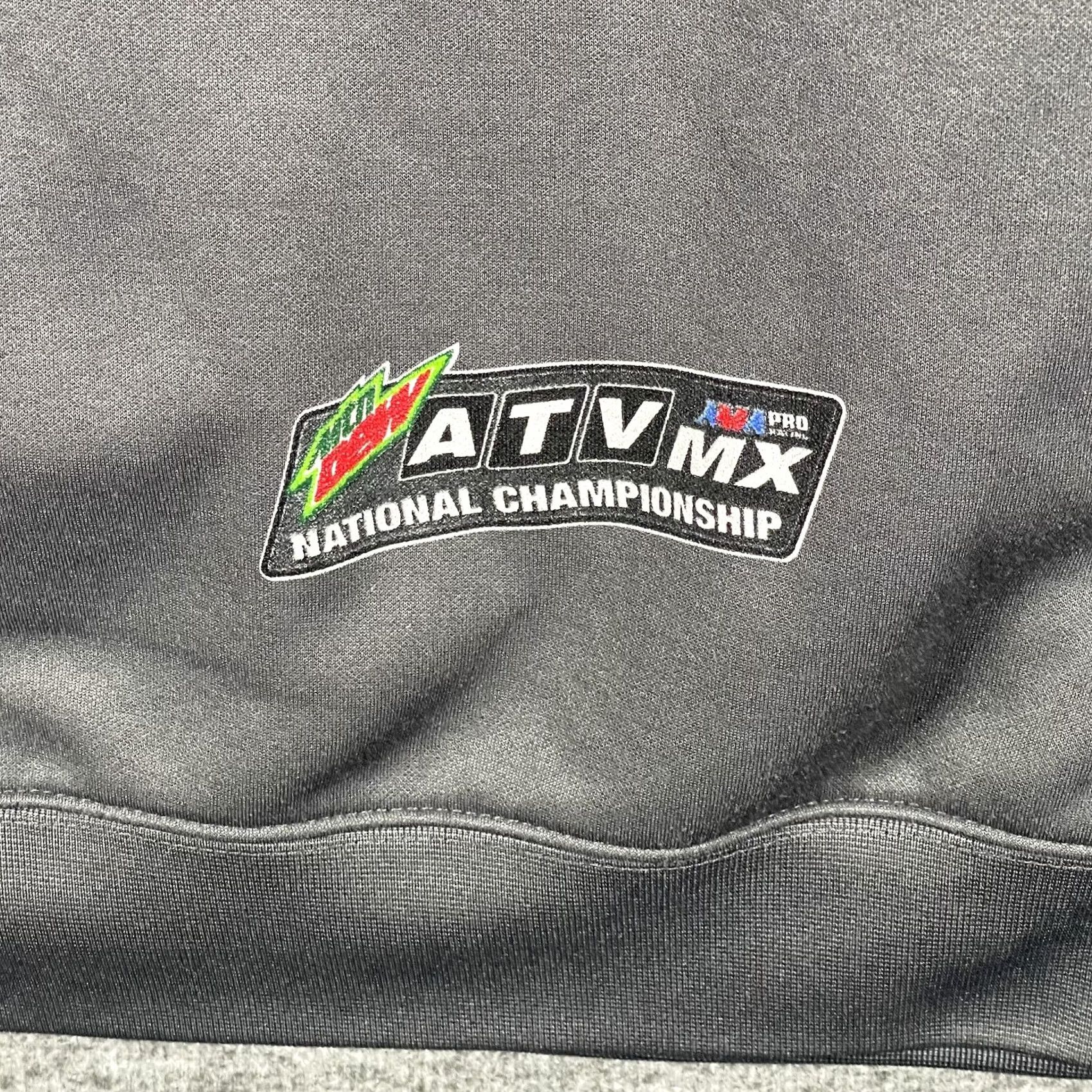 Vintage Mountain Dew ATVMX National Championship Hoodie Gray Black Racing Mens Medium Size US M / EU 48-50 / 2 - 4 Thumbnail