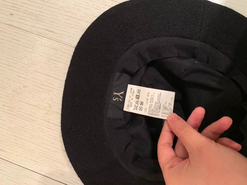 Yohji Yamamoto Yohji Yamamoto Yohji Yamamoto Wool Fisherman's Hat Size ONE SIZE - 3 Thumbnail