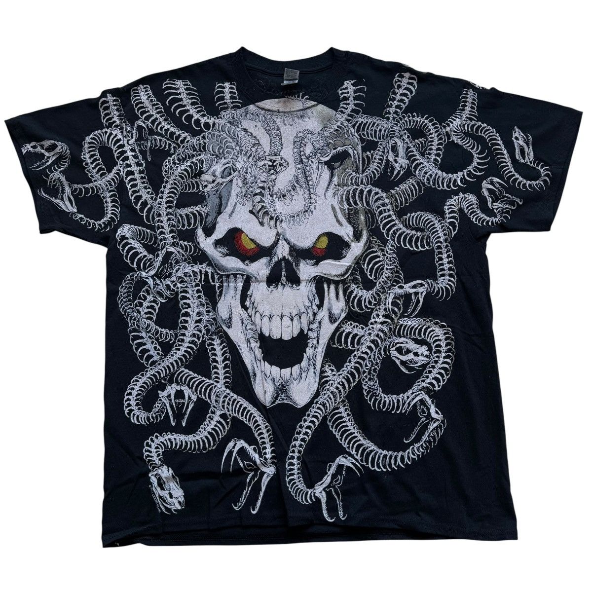 Liquid Blue liquid blue skull snake medusa all over print t shirt Size US XL / EU 56 / 4 - 1 Thumbnail