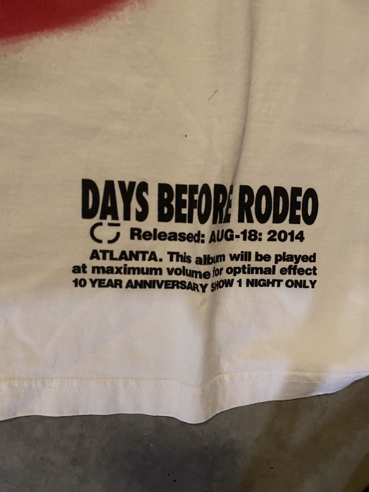 Travis Scott Travis Scott Days Before Rodeo Tee Size US L / EU 52-54 / 3 - 3 Thumbnail