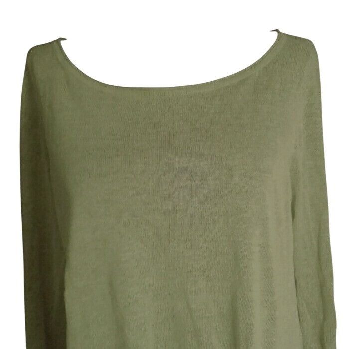 Eileen Fisher Eileen Fisher Size S Womens Sweater Knit Top Light Green Lon Size S / US 4 / IT 40 - 2 Thumbnail