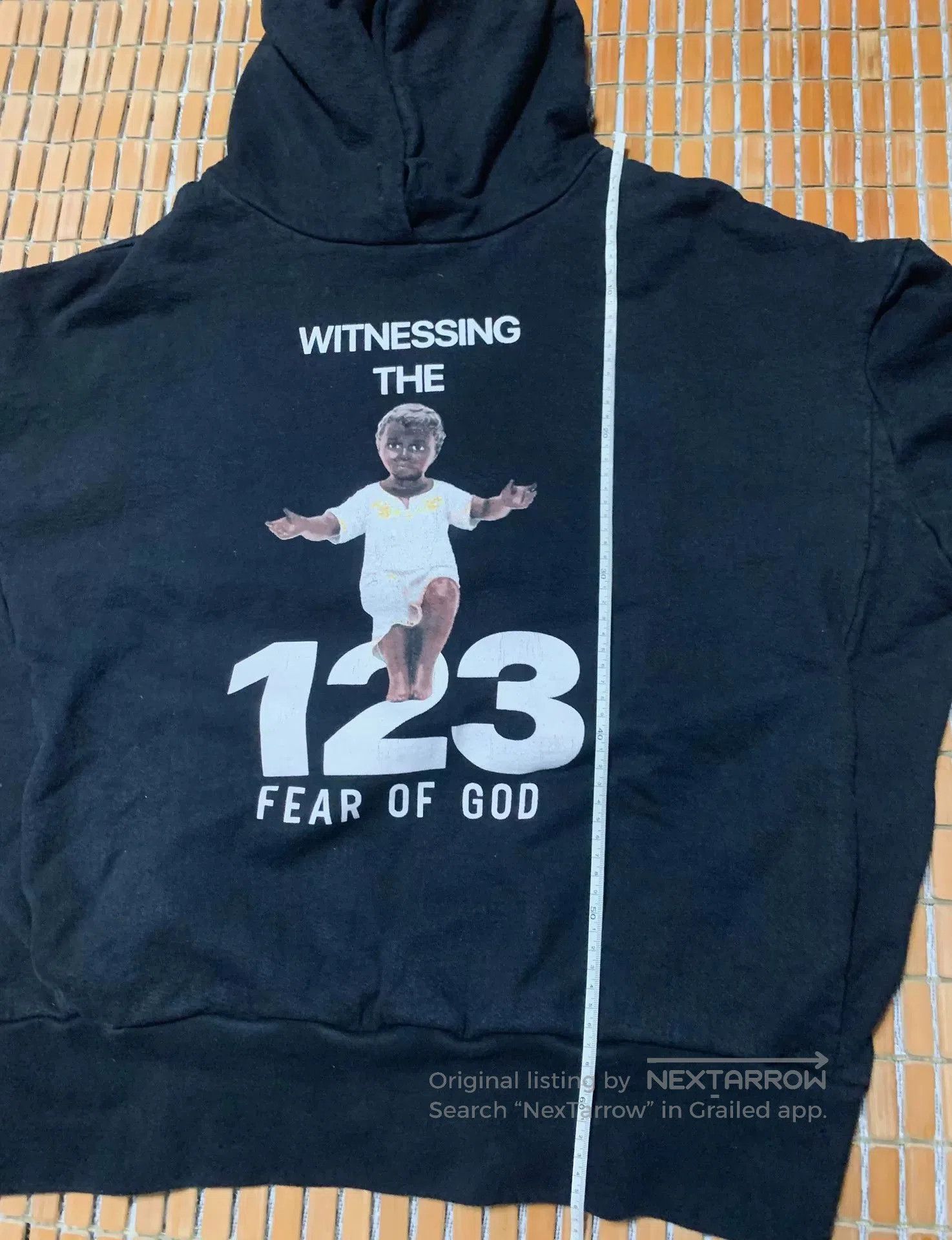 Fear of God RRR123 x FEAR OF GOD Black Hoodie. Size US XL / EU 56 / 4 - 8 Thumbnail