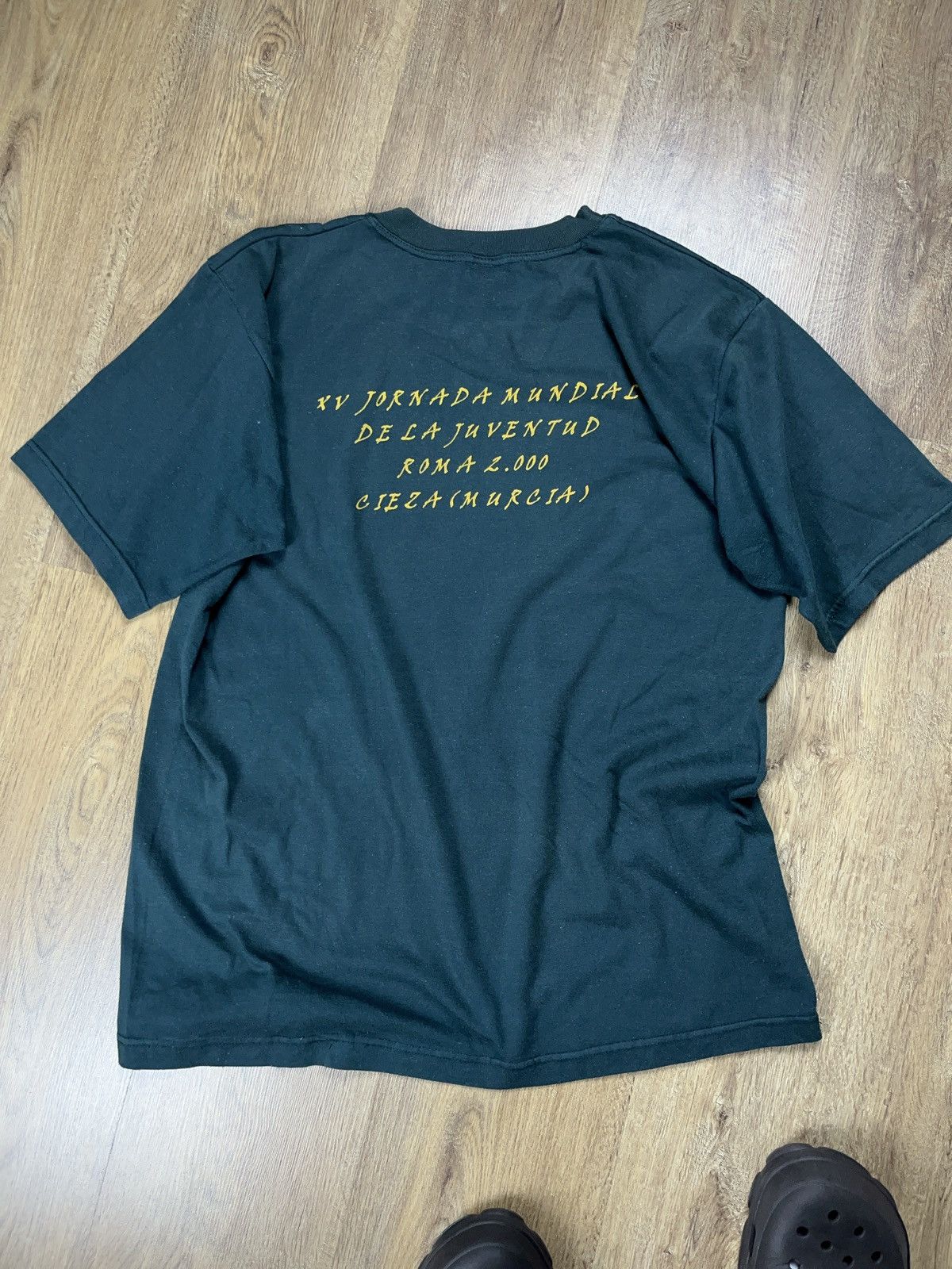 Vintage ➕vintage Kiko Arguello art 2000 world youth day t-shirt Size US XL / EU 56 / 4 - 2 Thumbnail