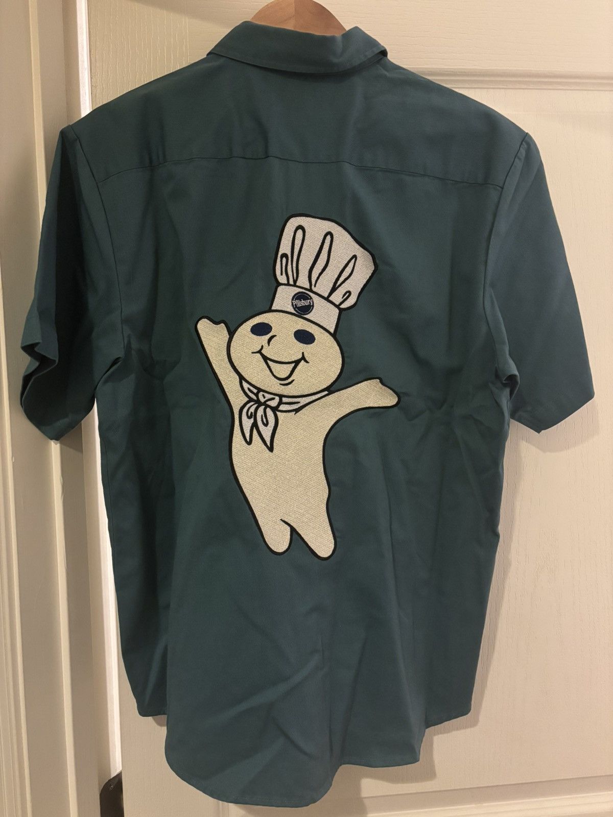 Supreme RARE Supreme X Pillsbury Doughboy Work shirt Size US M / EU 48-50 / 2 - 2 Thumbnail