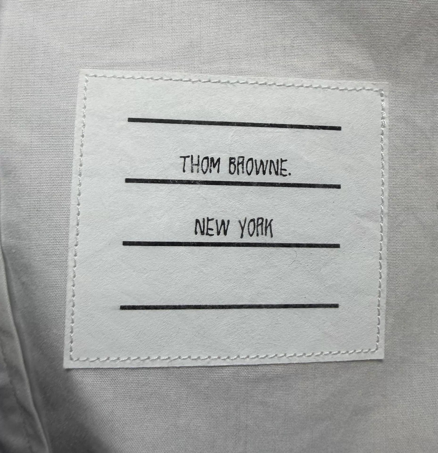 Thom Browne Thom Browne Classic Double Sleeve Shirt White Poplin Size 2 Size US M / EU 48-50 / 2 - 4 Thumbnail