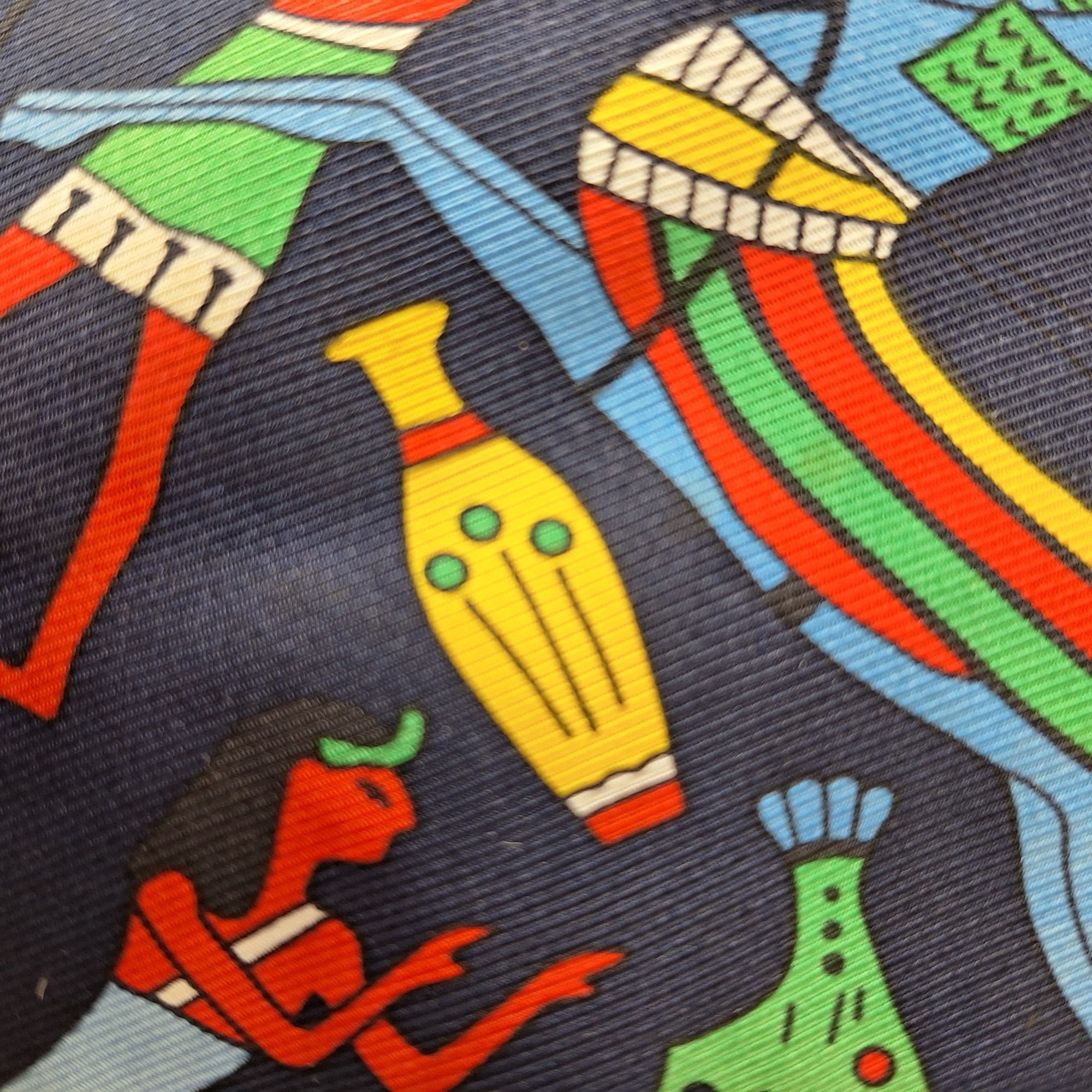 Turnbull & Asser Turnbull & Asser Neiman Marcus Silk Tie Egyptian Hieroglyphi Size ONE SIZE - 2 Thumbnail