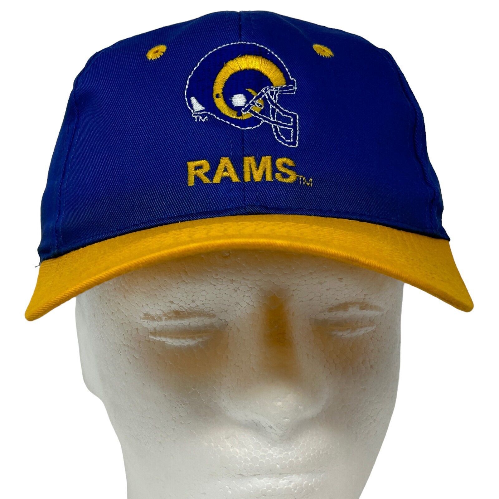 Vintage Vintage 90s Los Angeles LA Rams Hat Baseball Cap Blue NFL Size ONE SIZE - 2 Thumbnail