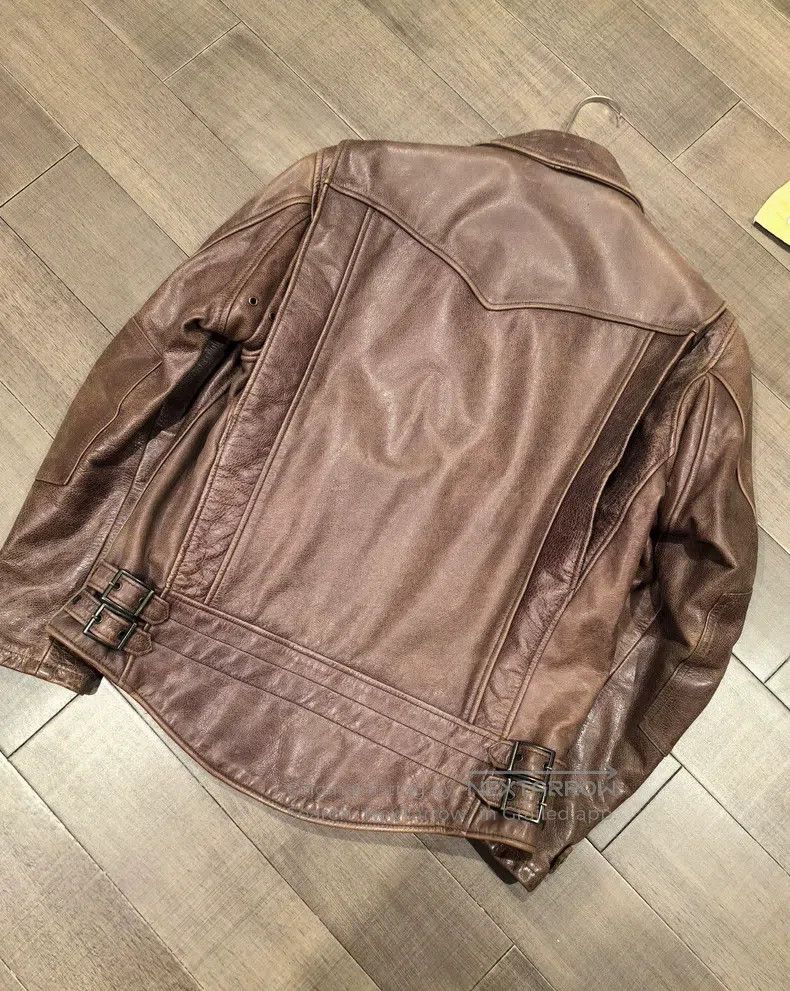 Schott Vintage matte cowhide motorcycle jacket