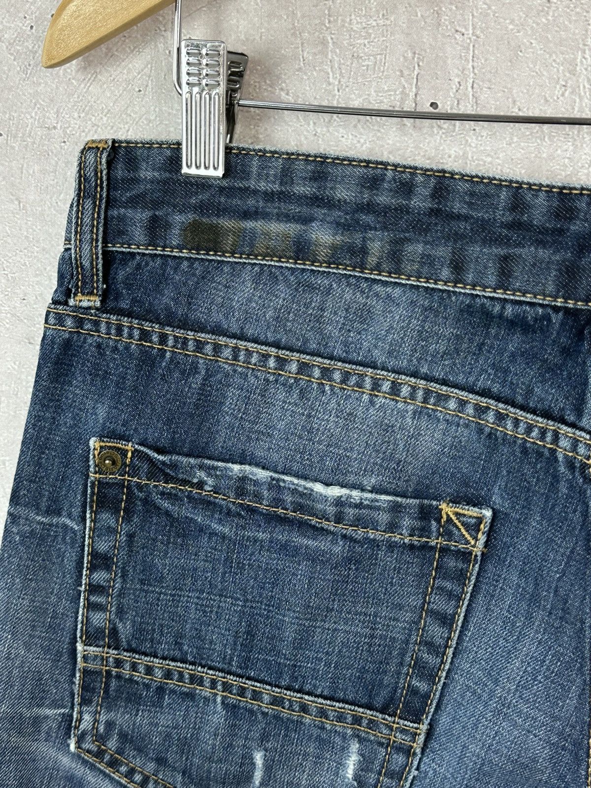 Dsquared2 Dsquared2 Vintage Distressed Washed Navy Cotton Jeans Size US 32 / EU 48 - 13 Thumbnail
