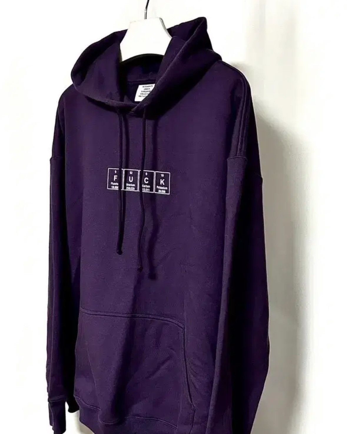 Vetements Vetements 18AW FUCK Limited Edition Hood Size US L / EU 52-54 / 3 - 3 Thumbnail