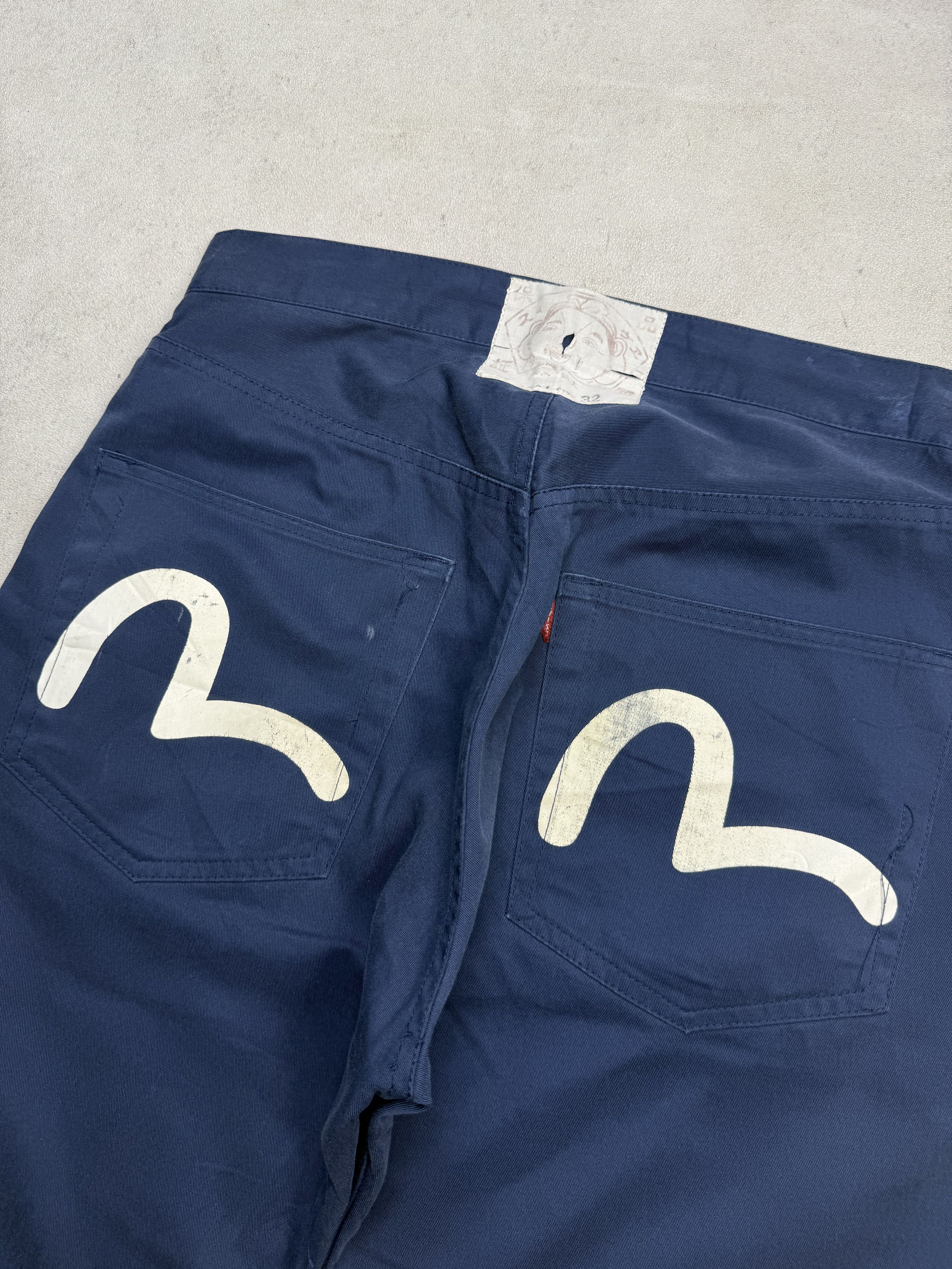 Evisu Vintage 90s Evisu Short Pants Size US 32 / EU 48 - 2 Thumbnail