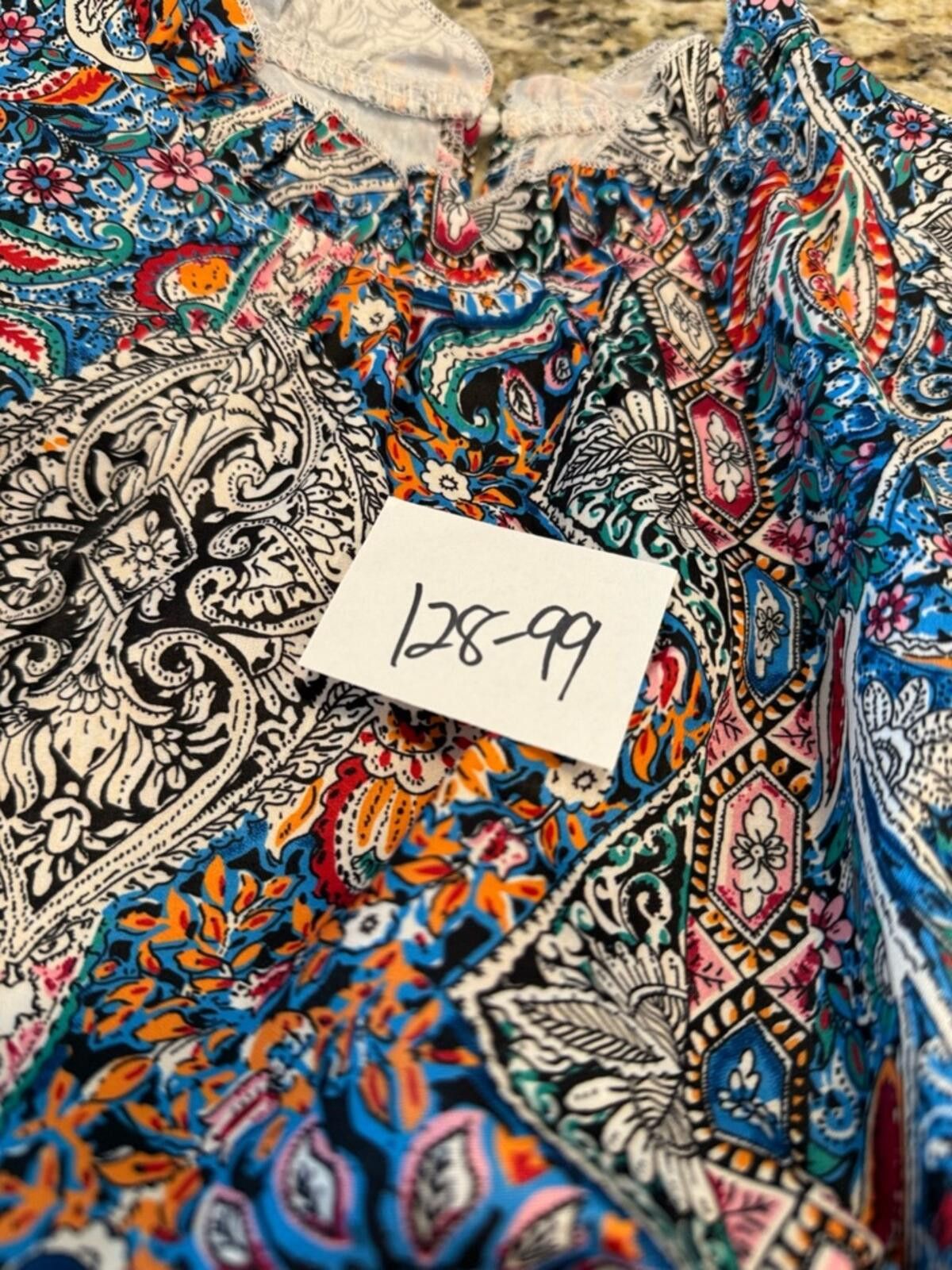 Other Floral paisley top colorful ruffled long sleeve SZ SM Size S / US 4 / IT 40 - 11 Thumbnail