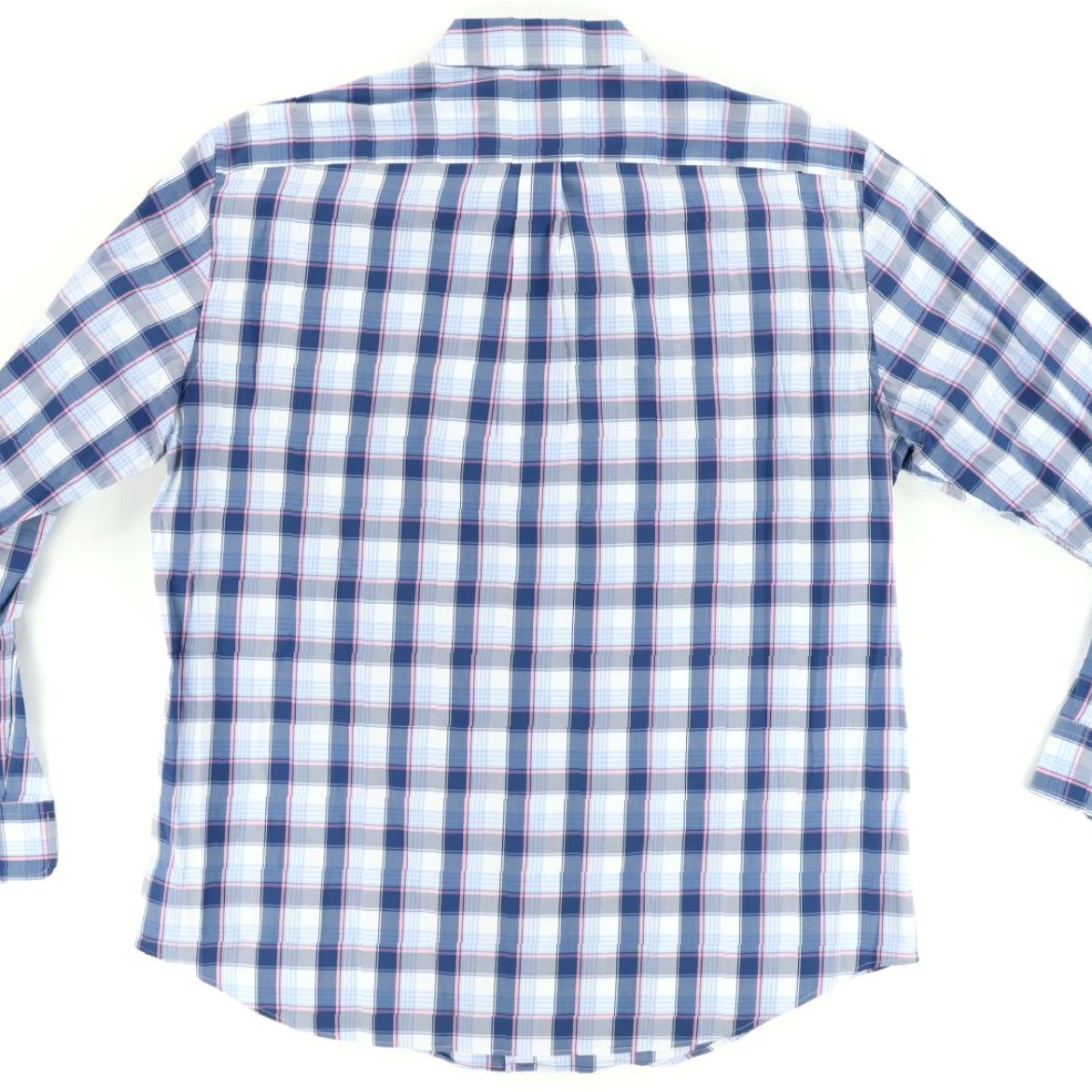 J.McLaughlin J McLaughlin Performance Stretch Cotton Nylon Plaid Button Down Shirt Men's XL Size US XL / EU 56 / 4 - 4 Thumbnail