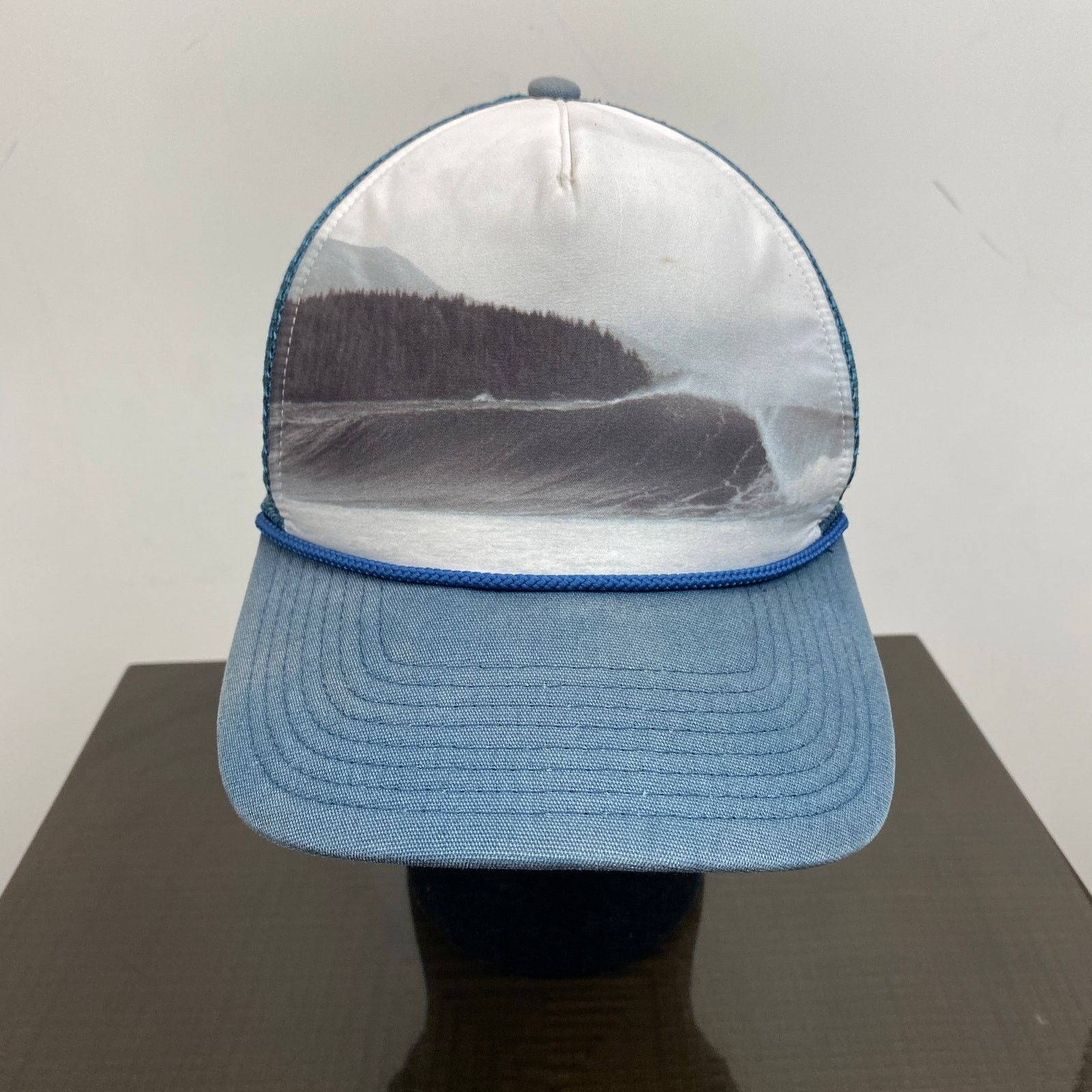 Patagonia Rare Patagonia Interstate Wave Mesh Trucker Hat Snapback Size ONE SIZE - 2 Thumbnail