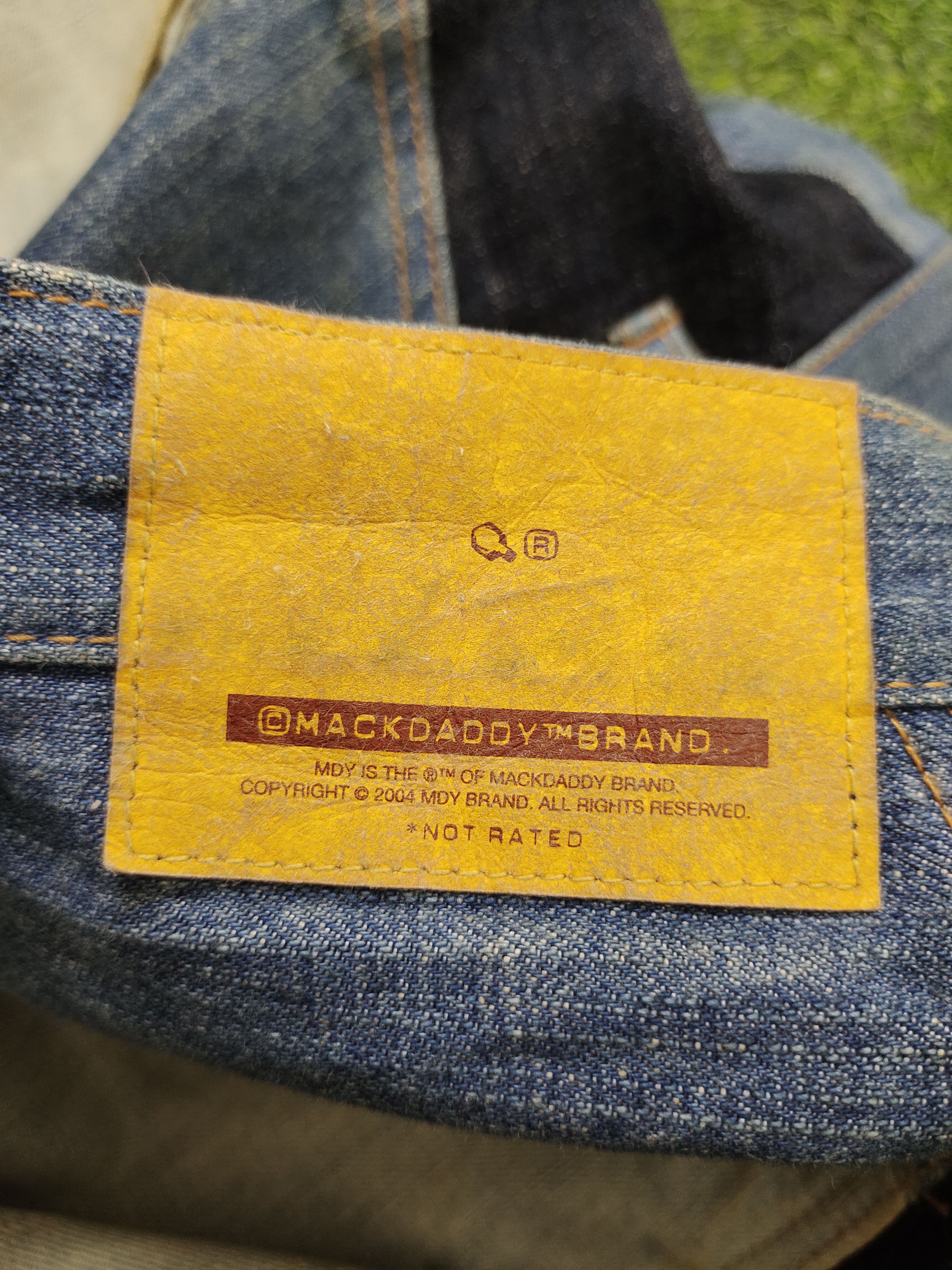 Comme des Garcons × Undercover Baggy Jean Mackdaddy Japan Tri Color Wide Leg Denim Y2k Jnco Size US 32 / EU 48 - 16 Thumbnail