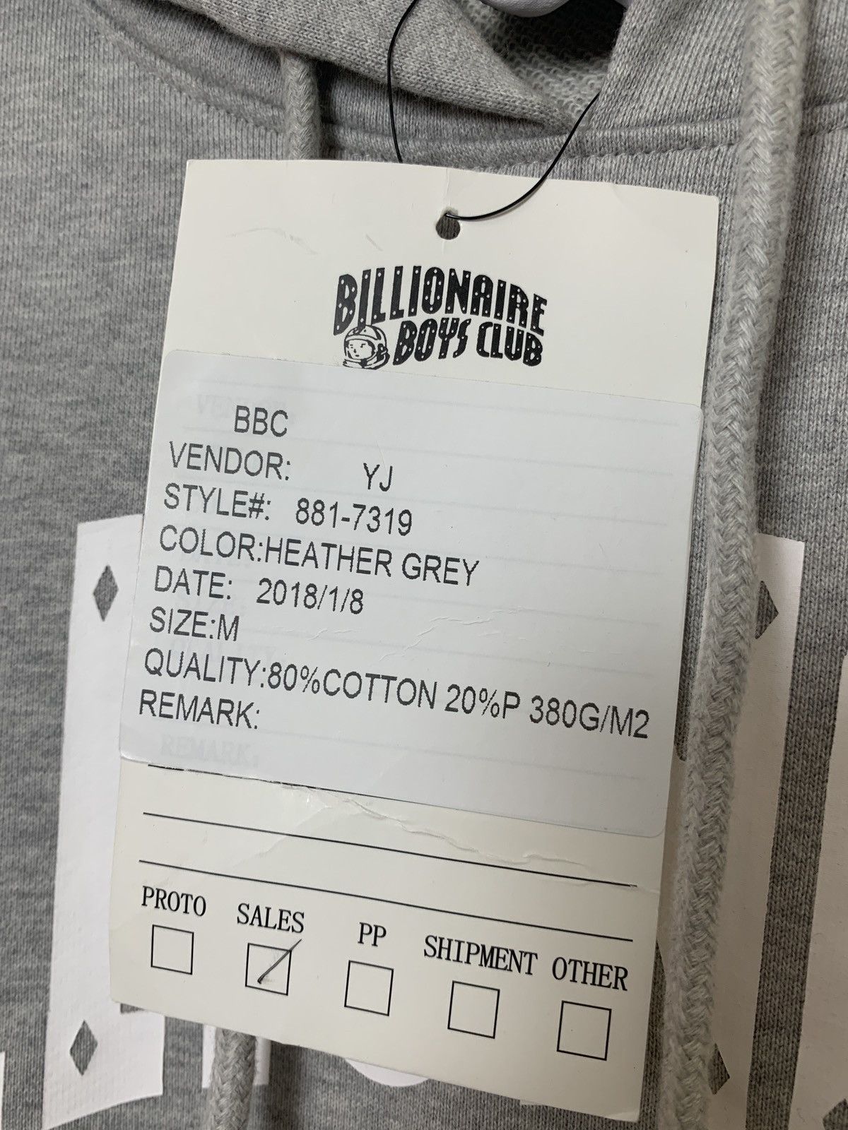 Billionaire Boys Club 2018 Billionaire Boys Club Sample Hoodie Size US M / EU 48-50 / 2 - 7 Thumbnail